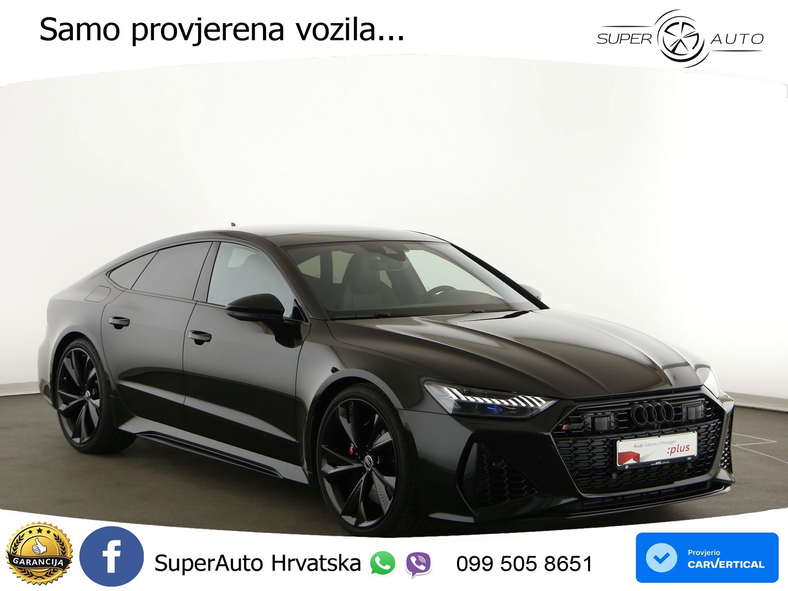 Audi RS7 4.0 TFSI V8 (600 KS) quattro tiptronic MATRIX+GR SJED+KAM