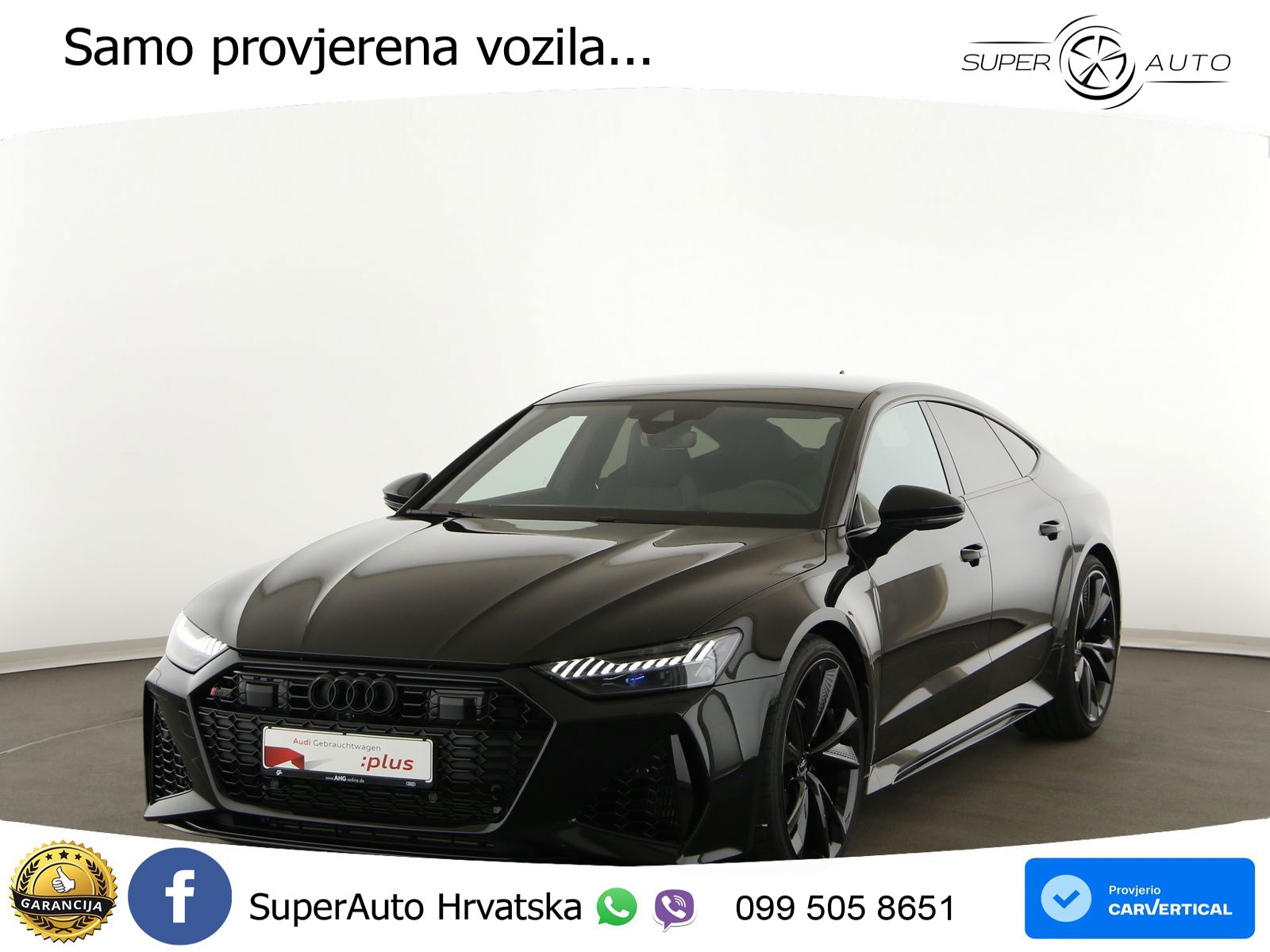 Audi RS7 4.0 TFSI V8 (600 KS) quattro tiptronic MATRIX+GR SJED+KAM