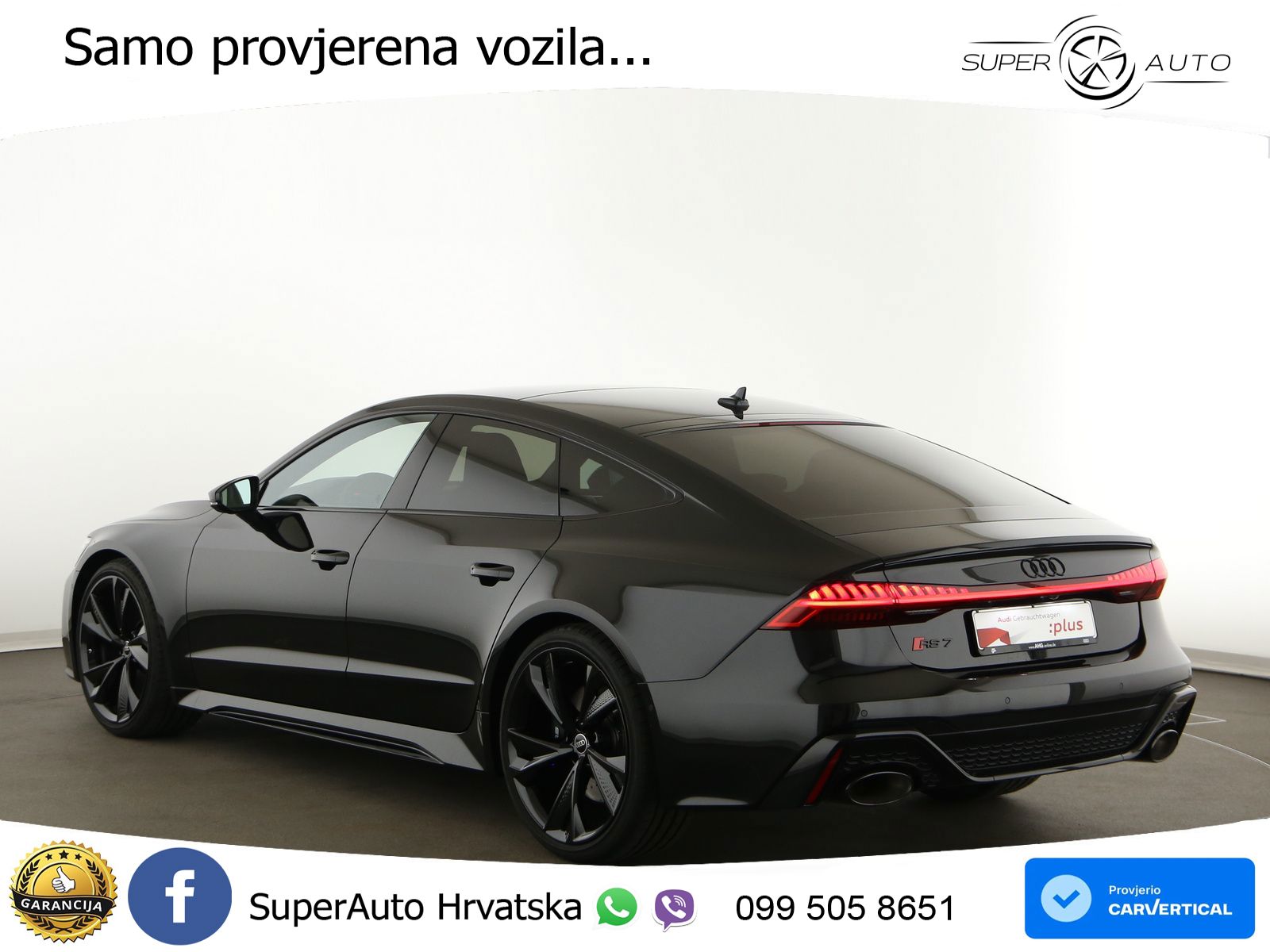 Audi RS7 4.0 TFSI V8 (600 KS) quattro tiptronic MATRIX+GR SJED+KAM