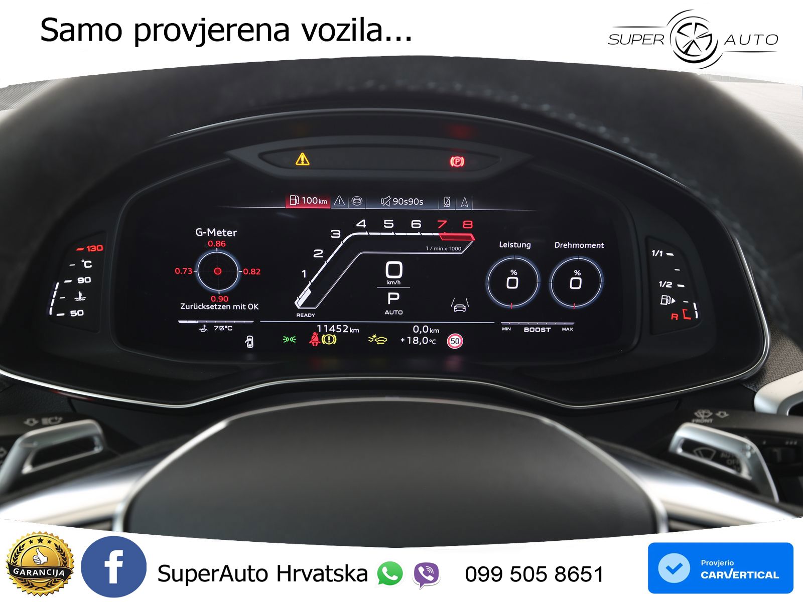 Audi RS7 4.0 TFSI V8 (600 KS) quattro tiptronic MATRIX+GR SJED+KAM