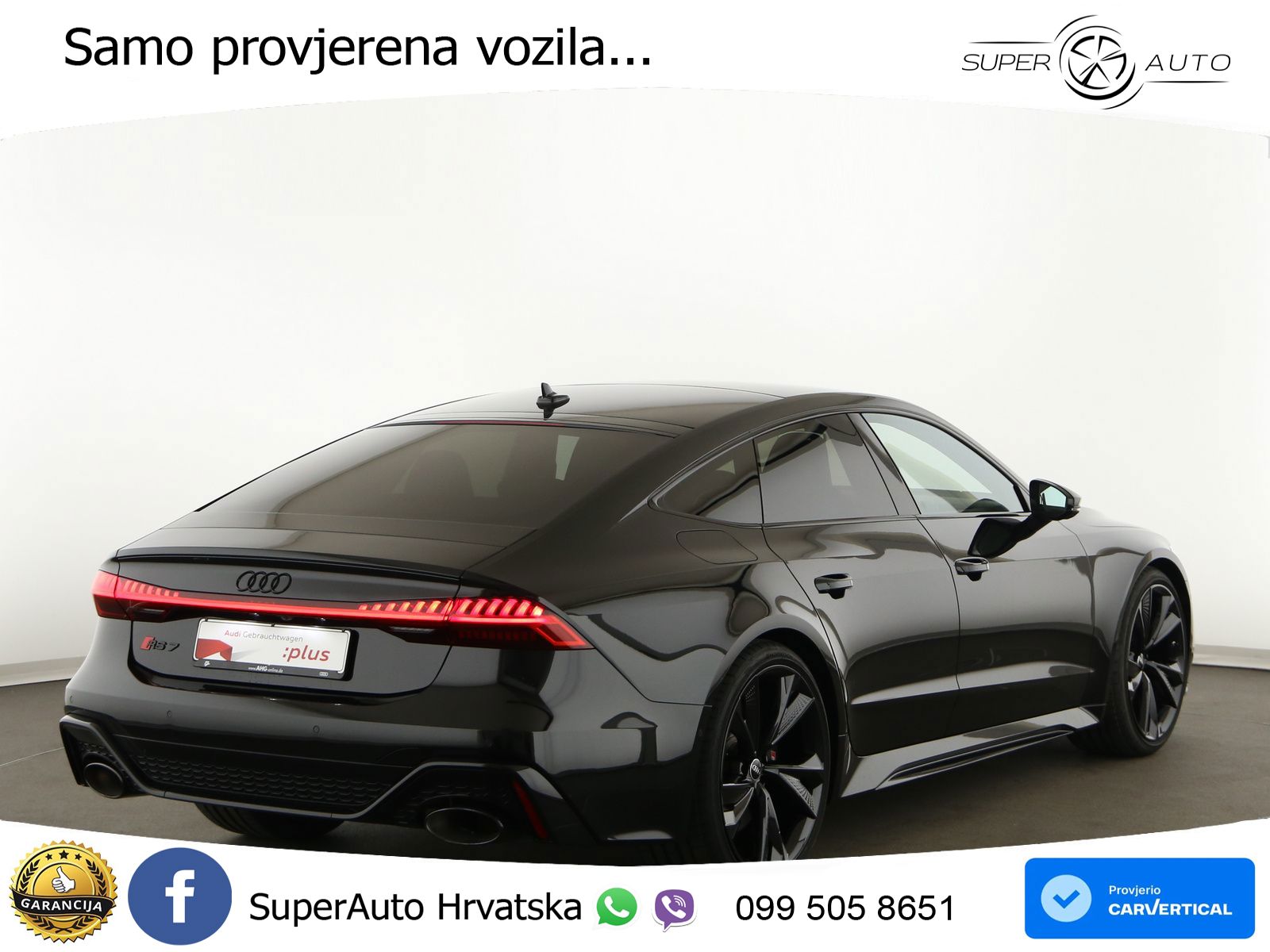 Audi RS7 4.0 TFSI V8 (600 KS) quattro tiptronic MATRIX+GR SJED+KAM