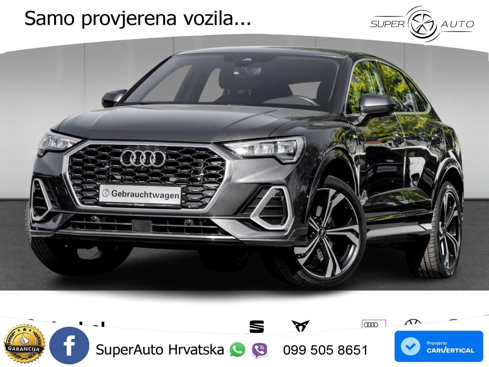 Audi Q3 Sportback 45 TFSIe (245 KS) S tronic S line LED+GR SJED+ACC