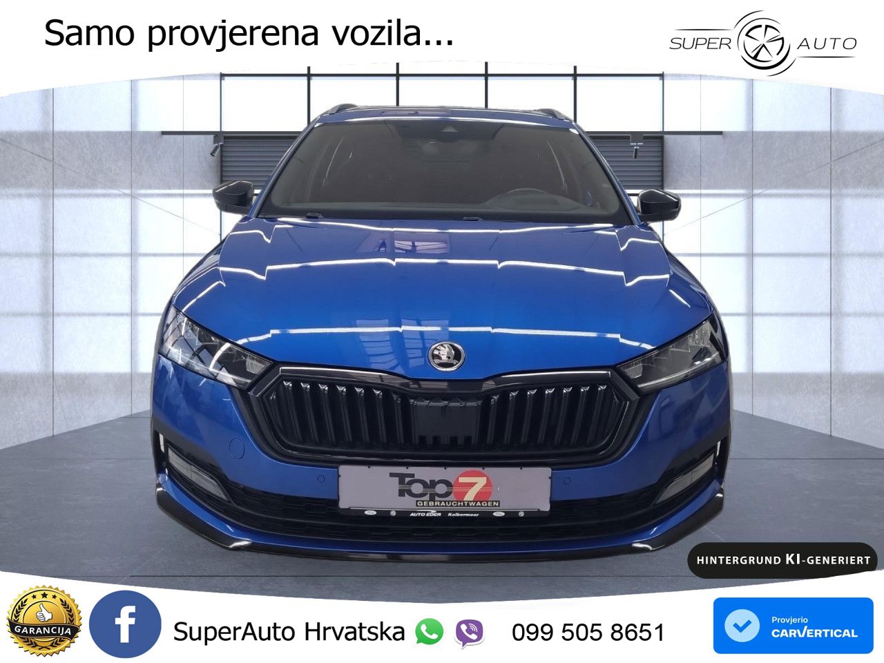 Škoda Octavia Combi 2.0 TDI (150 KS) DSG SportLine LED+GR SJED+ACC