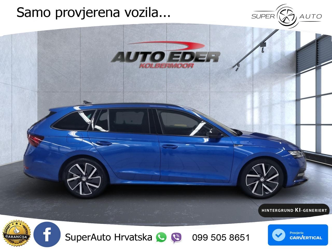 Škoda Octavia Combi 2.0 TDI (150 KS) DSG SportLine LED+GR SJED+ACC