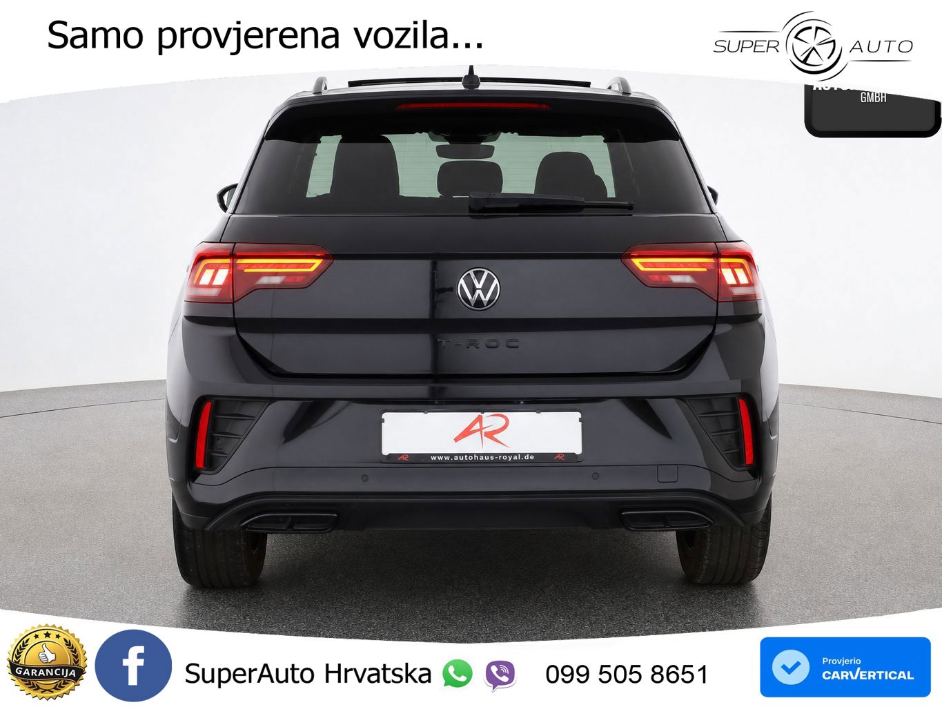 Volkswagen T-Roc 2.0 TDI (150 KS) DSG R-Line LED+GR SJED+ACC