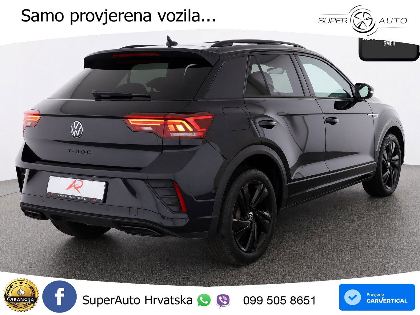 Volkswagen T-Roc 2.0 TDI (150 KS) DSG R-Line LED+GR SJED+ACC