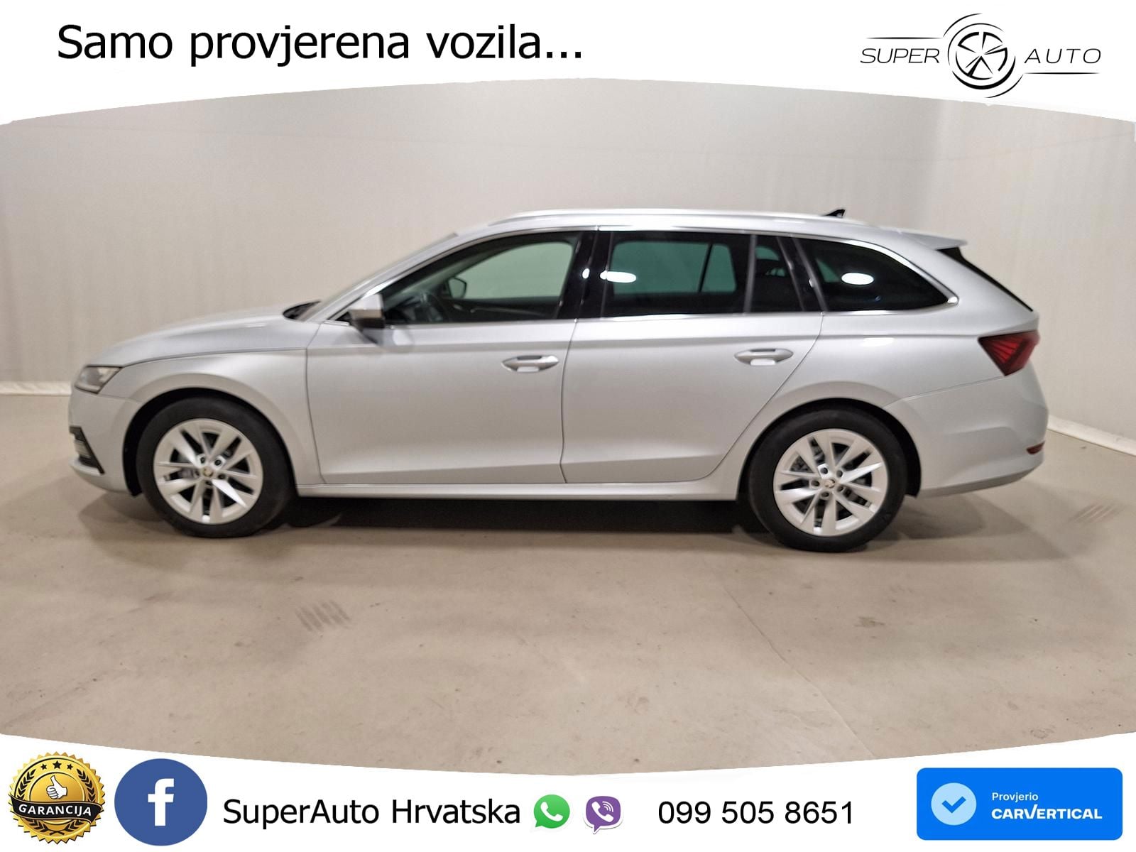 Škoda Octavia Combi 1.5 TSI EVO e-TEC (150 KS) DSG LED+GR SJED+ACC