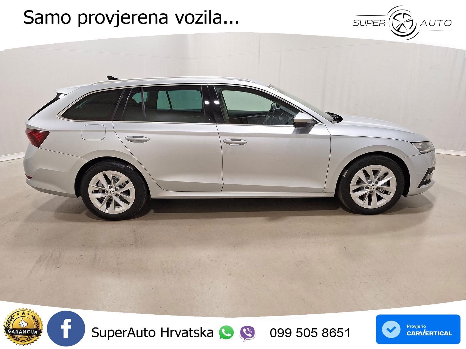 Škoda Octavia Combi 1.5 TSI EVO e-TEC (150 KS) DSG LED+GR SJED+ACC