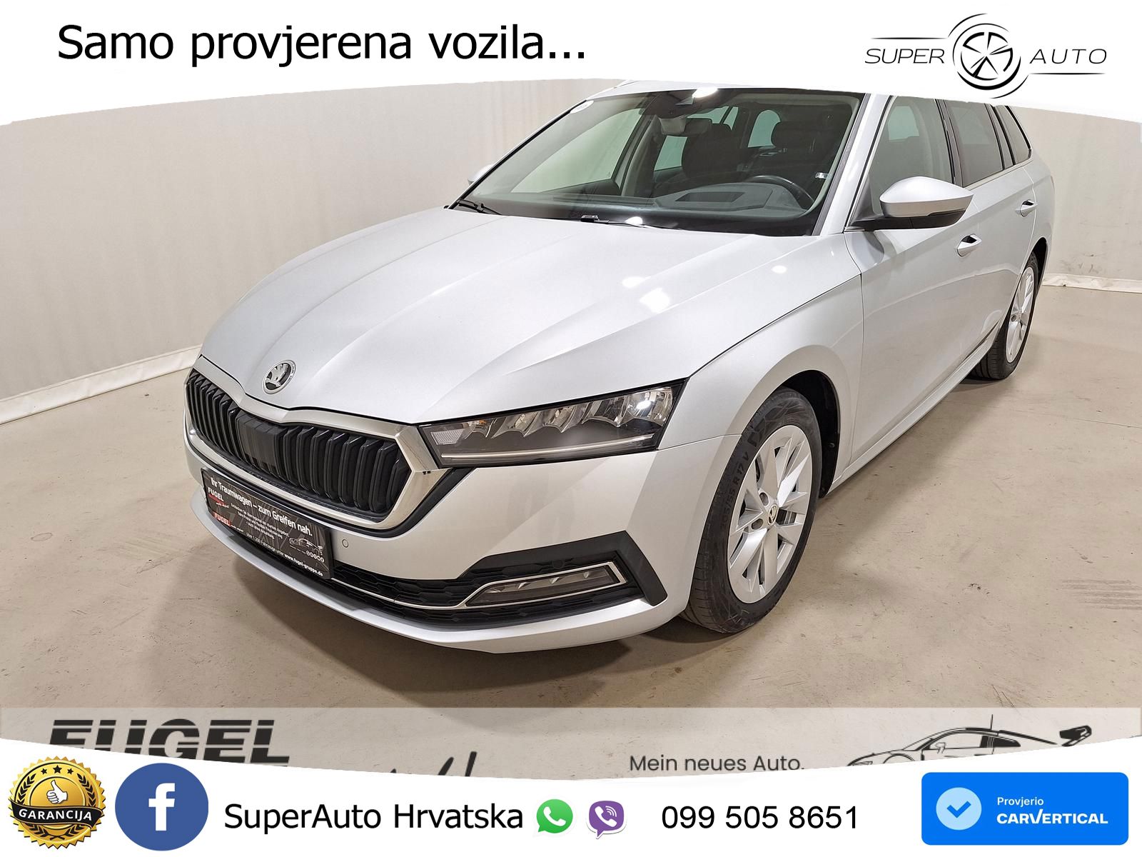 Škoda Octavia Combi 1.5 TSI EVO e-TEC (150 KS) DSG LED+GR SJED+ACC