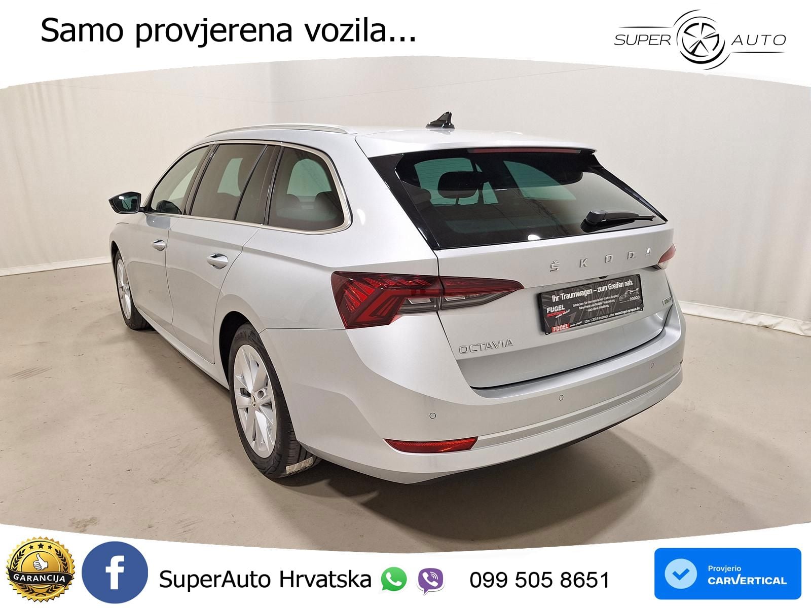 Škoda Octavia Combi 1.5 TSI EVO e-TEC (150 KS) DSG LED+GR SJED+ACC