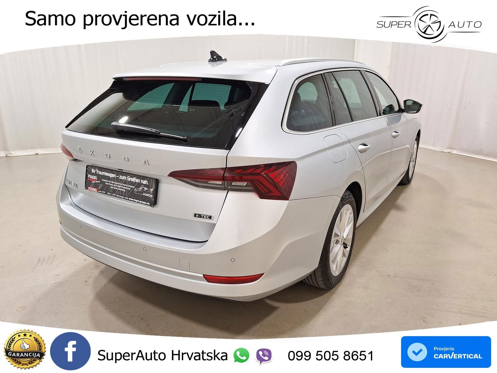 Škoda Octavia Combi 1.5 TSI EVO e-TEC (150 KS) DSG LED+GR SJED+ACC