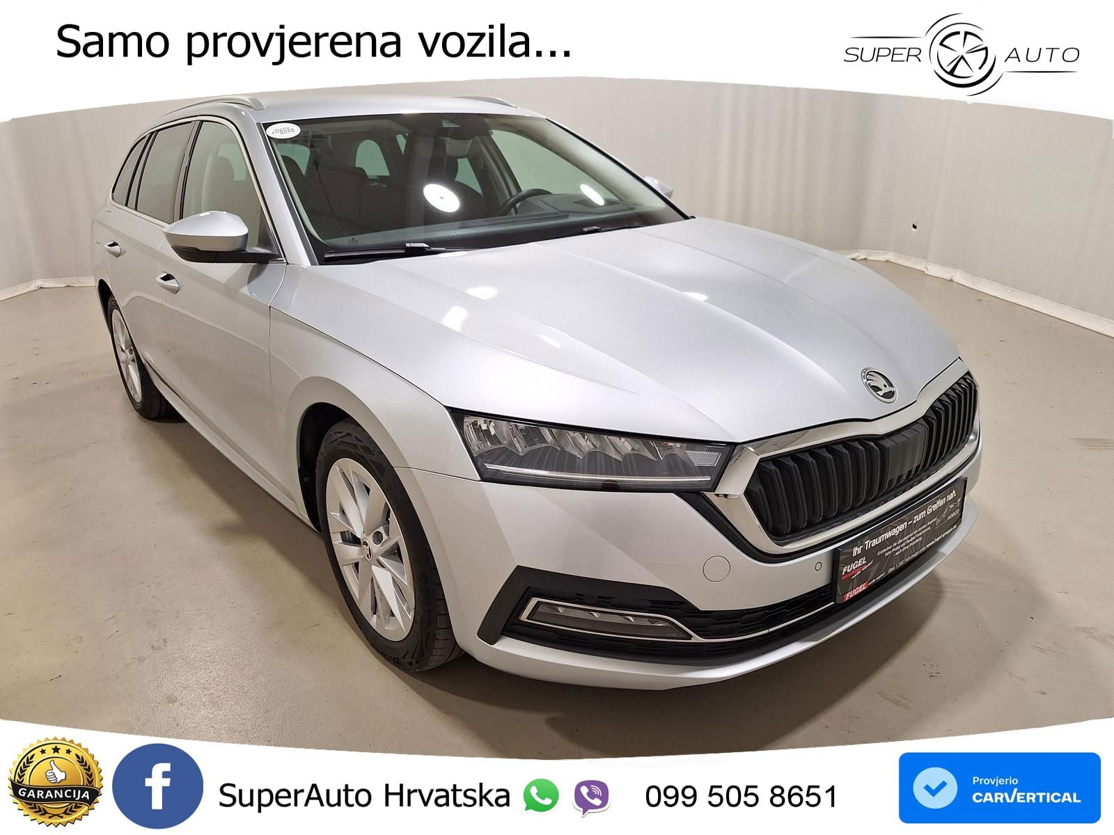 Škoda Octavia Combi 1.5 TSI EVO e-TEC (150 KS) DSG LED+GR SJED+ACC