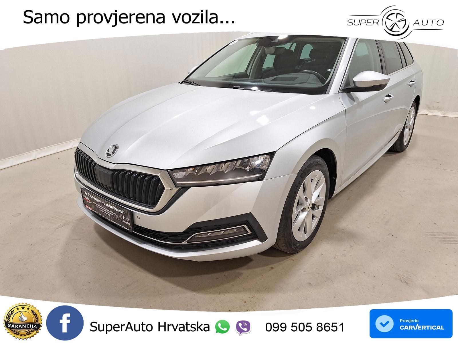 Škoda Octavia Combi 1.5 TSI EVO e-TEC (150 KS) DSG LED+GR SJED+ACC