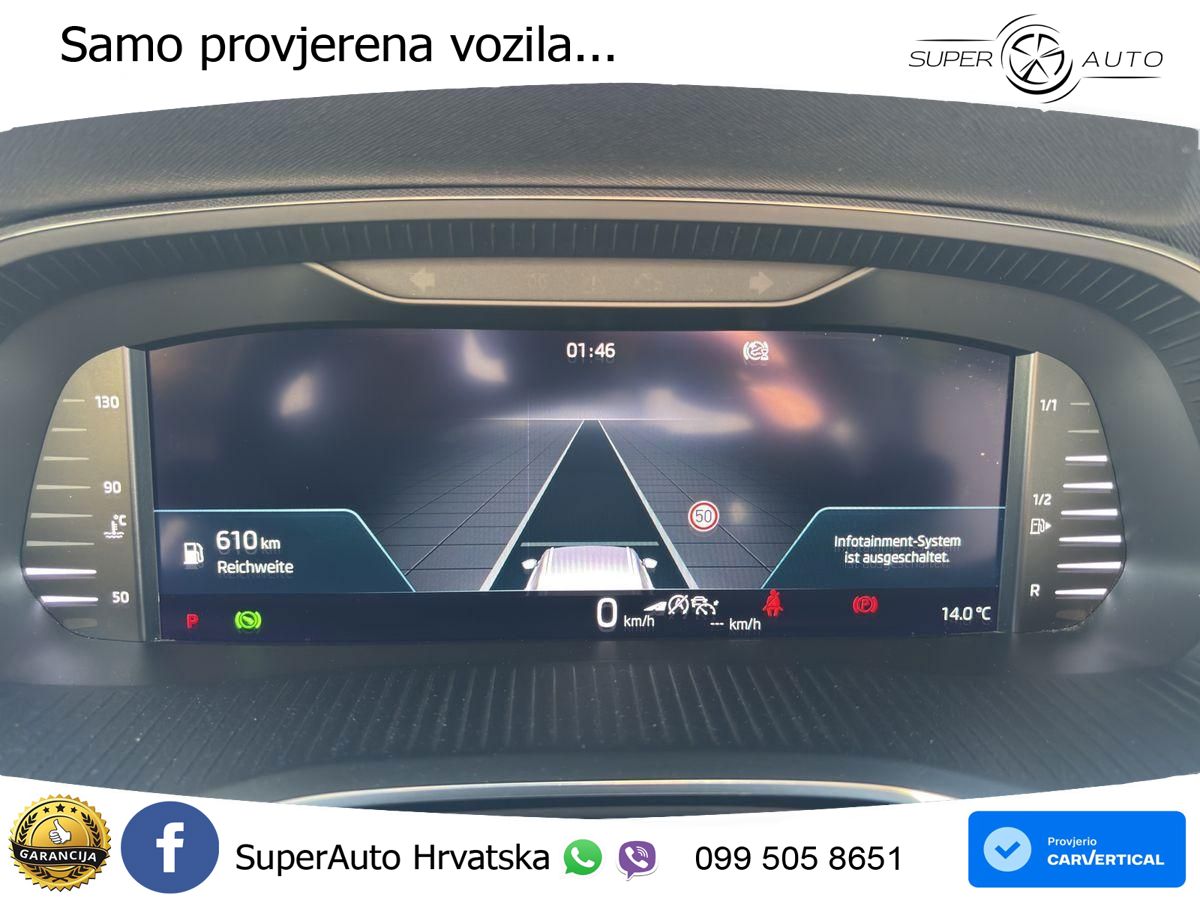 Škoda Octavia Combi 2.0 TDI (150 KS) DSG LED+GR SJED+ACC