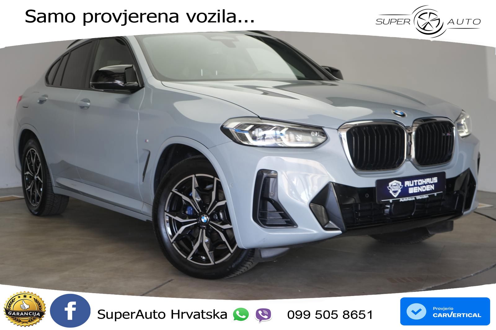 BMW X4 M40d (340 KS) xDrive Steptronic ACC+HEAD+GR SJED+360+PANO