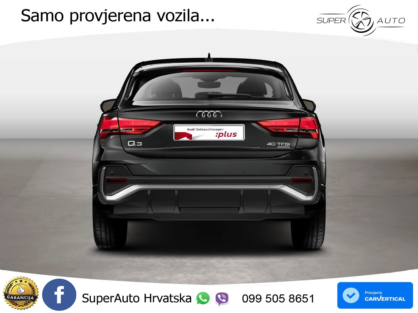 Audi Q3 II Sportback 40 TFSI (190 KS) quattro S tronic S line