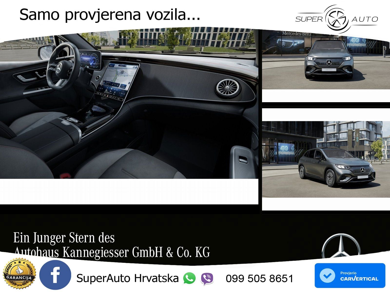 Mercedes EQE SUV 300 98 kWh (245 KS) AMG ACC+GR SJED+360+PANO