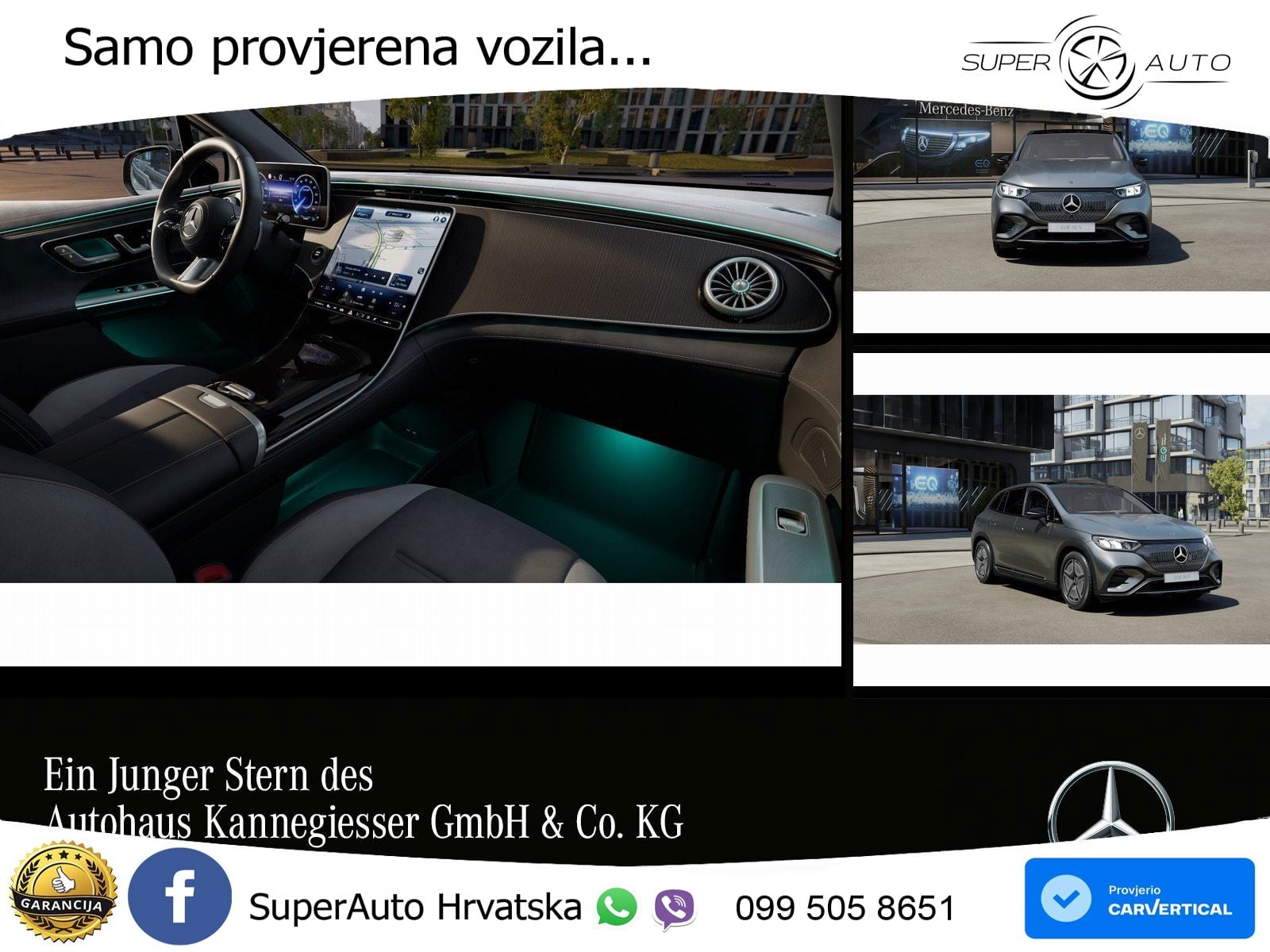 Mercedes EQE SUV 300 98 kWh (245 KS) AMG ACC+GR SJED+360+PANO