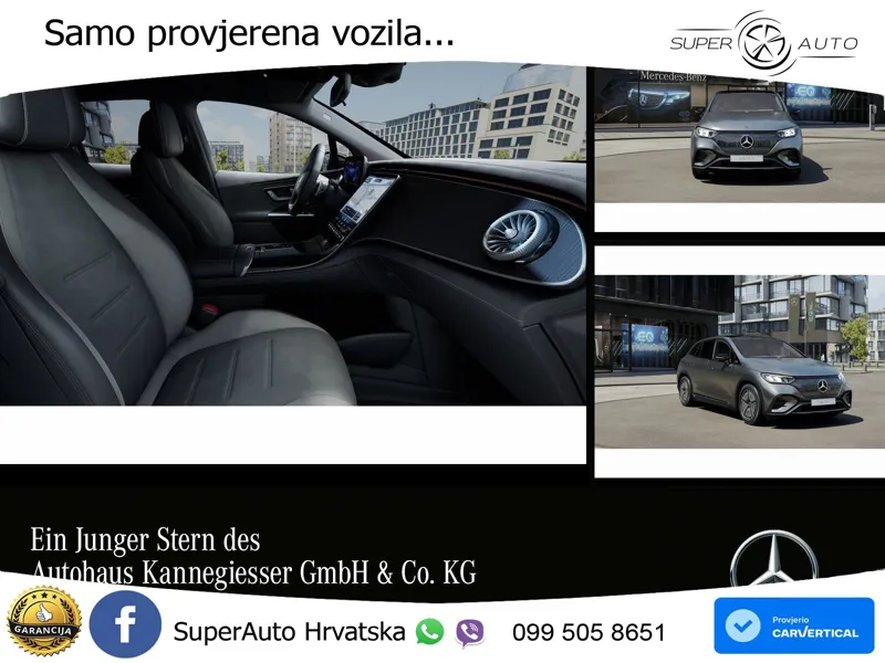 Mercedes EQE SUV 300 98 kWh (245 KS) AMG ACC+GR SJED+360+PANO