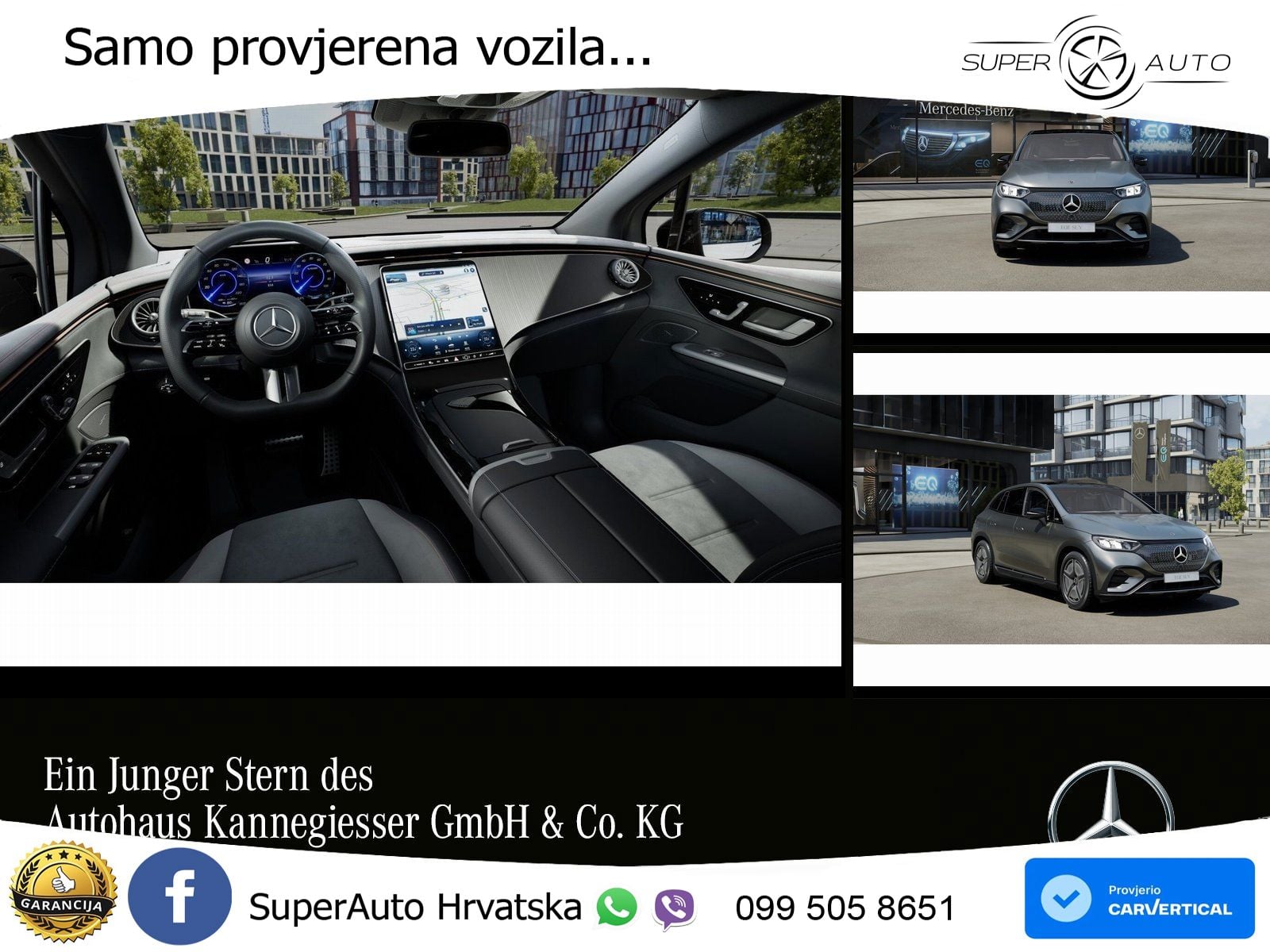 Mercedes EQE SUV 300 98 kWh (245 KS) AMG ACC+GR SJED+360+PANO