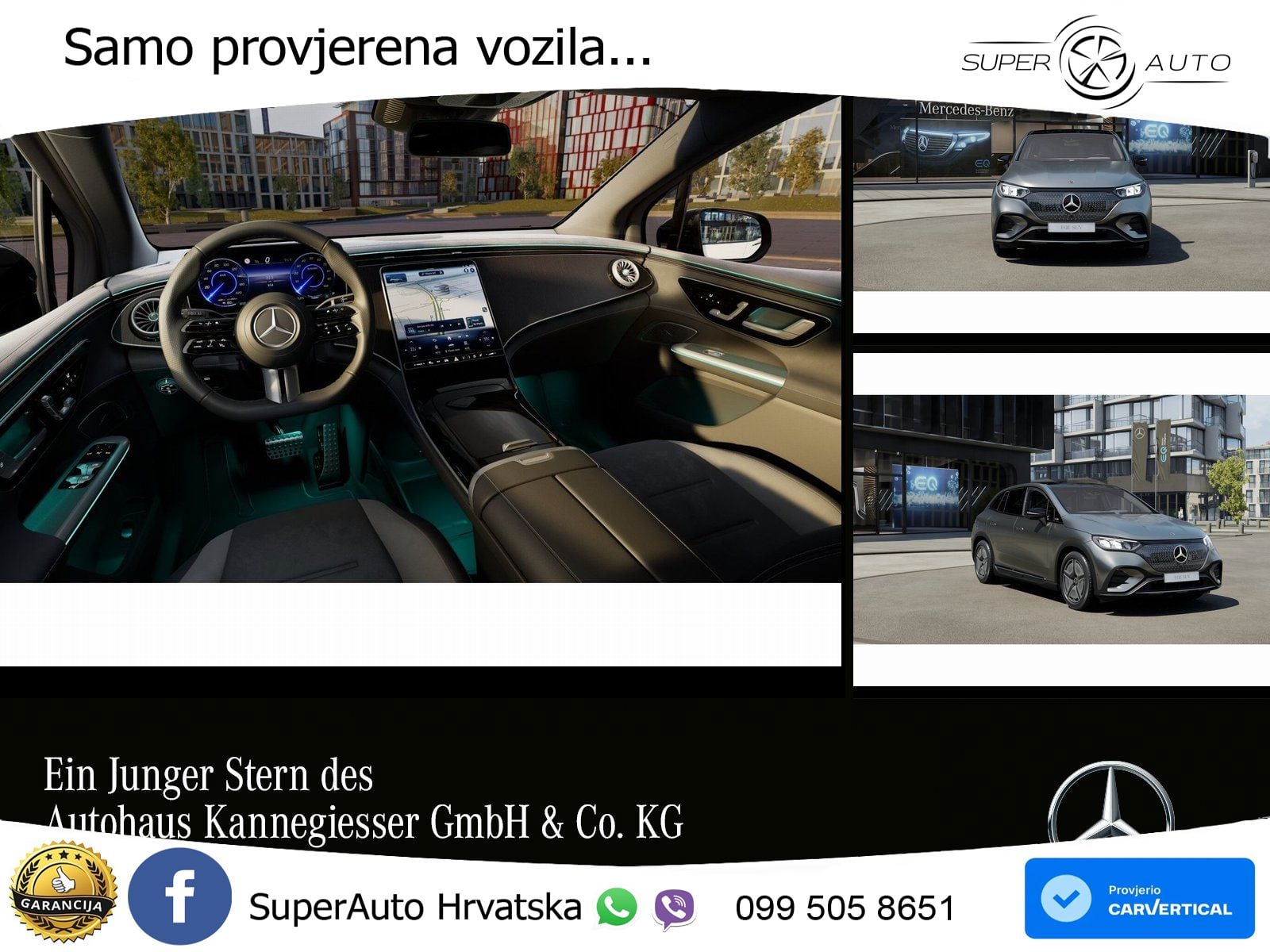 Mercedes EQE SUV 300 98 kWh (245 KS) AMG ACC+GR SJED+360+PANO
