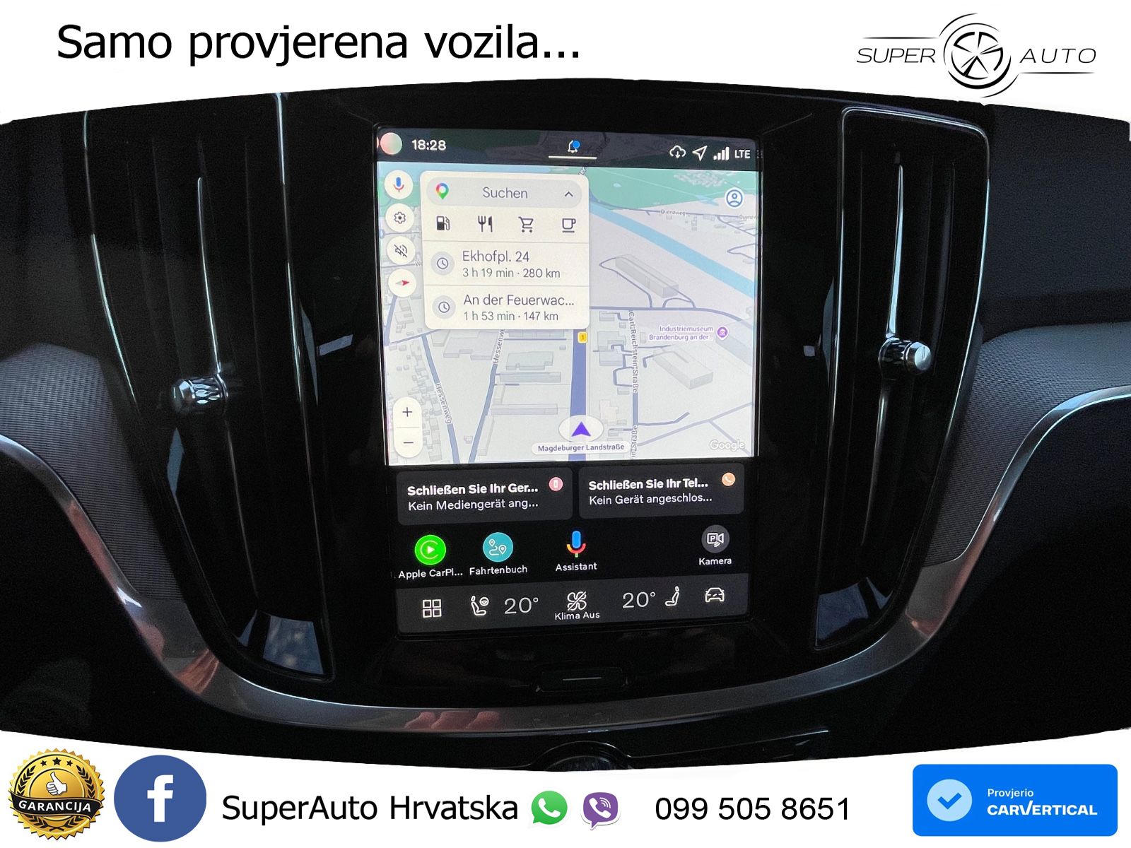 Volvo V60 2.0 B4 Benzin DCT LED+GR SJED+ACC