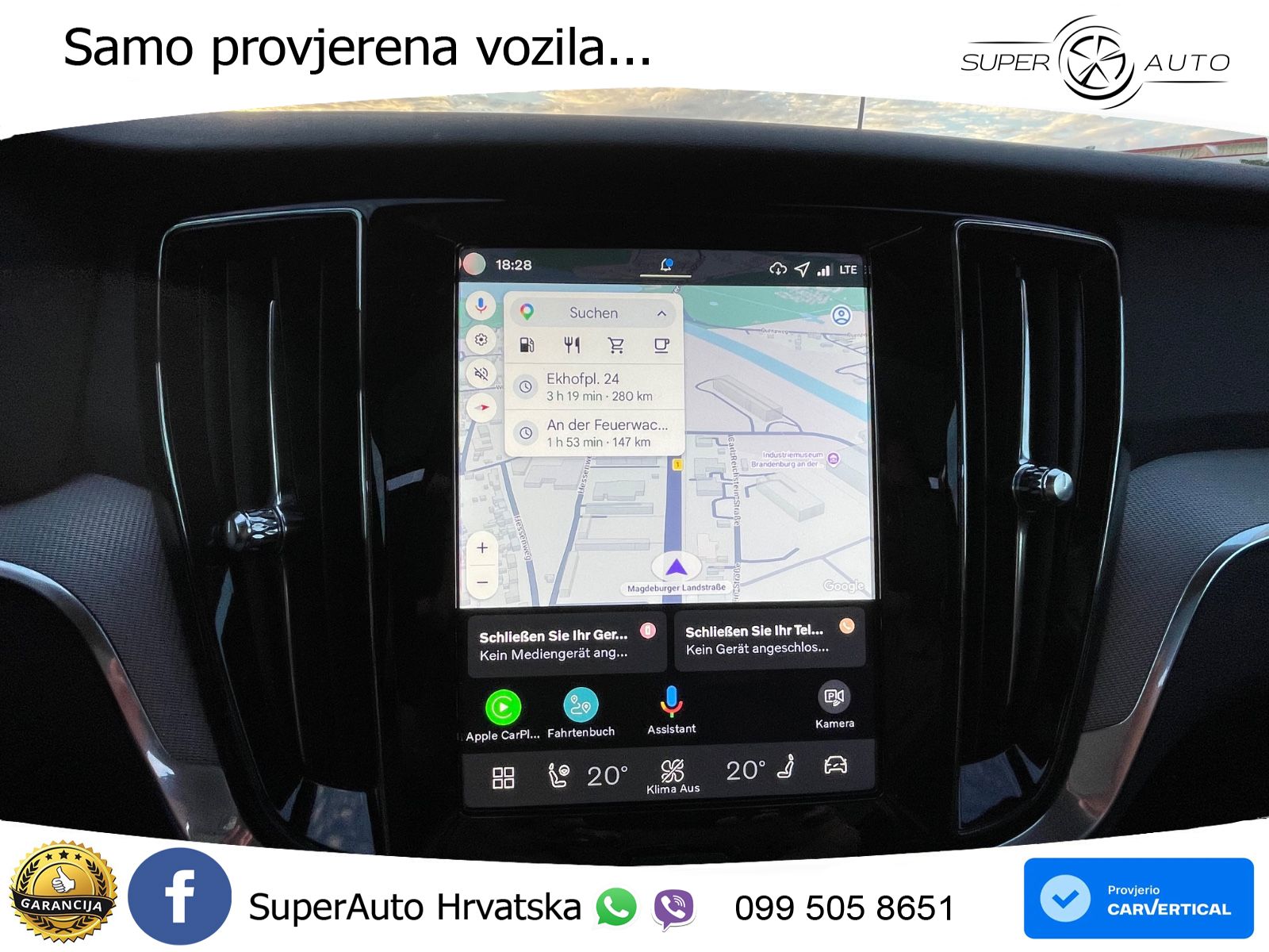 Volvo V60 2.0 B4 Benzin DCT LED+GR SJED+ACC