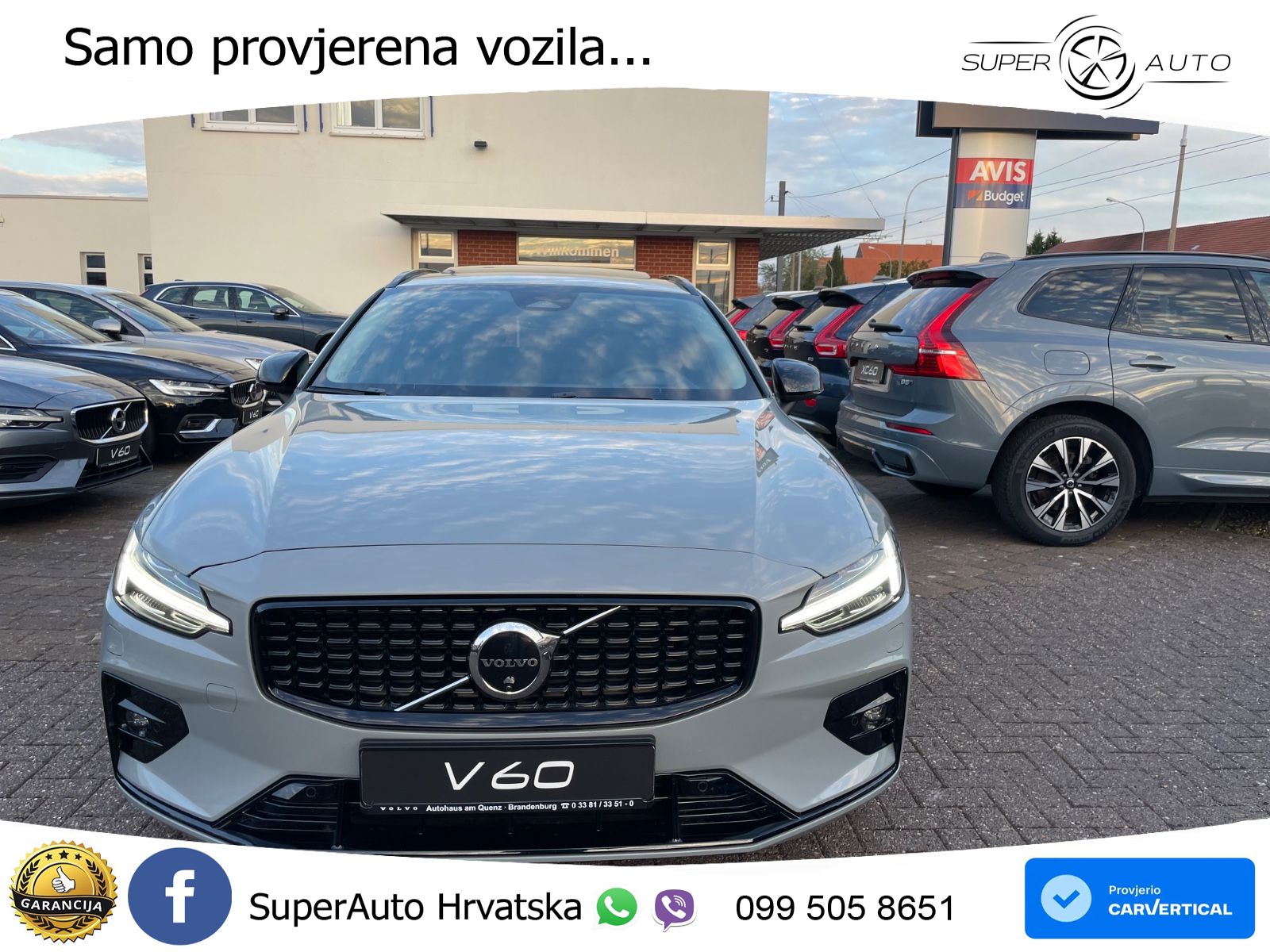 Volvo V60 2.0 B4 Benzin DCT LED+GR SJED+ACC