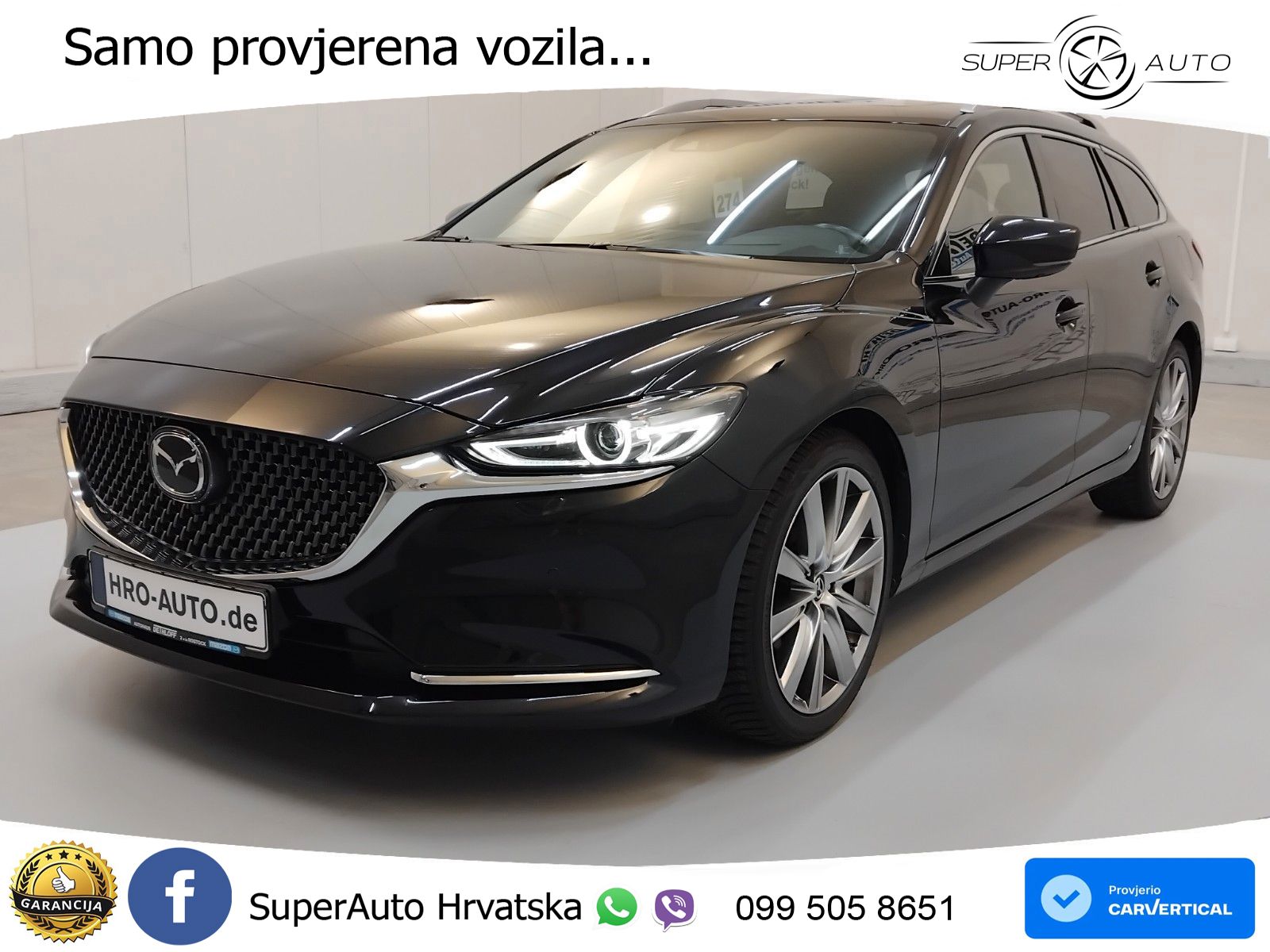 Mazda 6 Sport Combi 2.5 SKYACTIV-G (194 KS) SKYACTIV-Drive LED+GR SJED+ACC