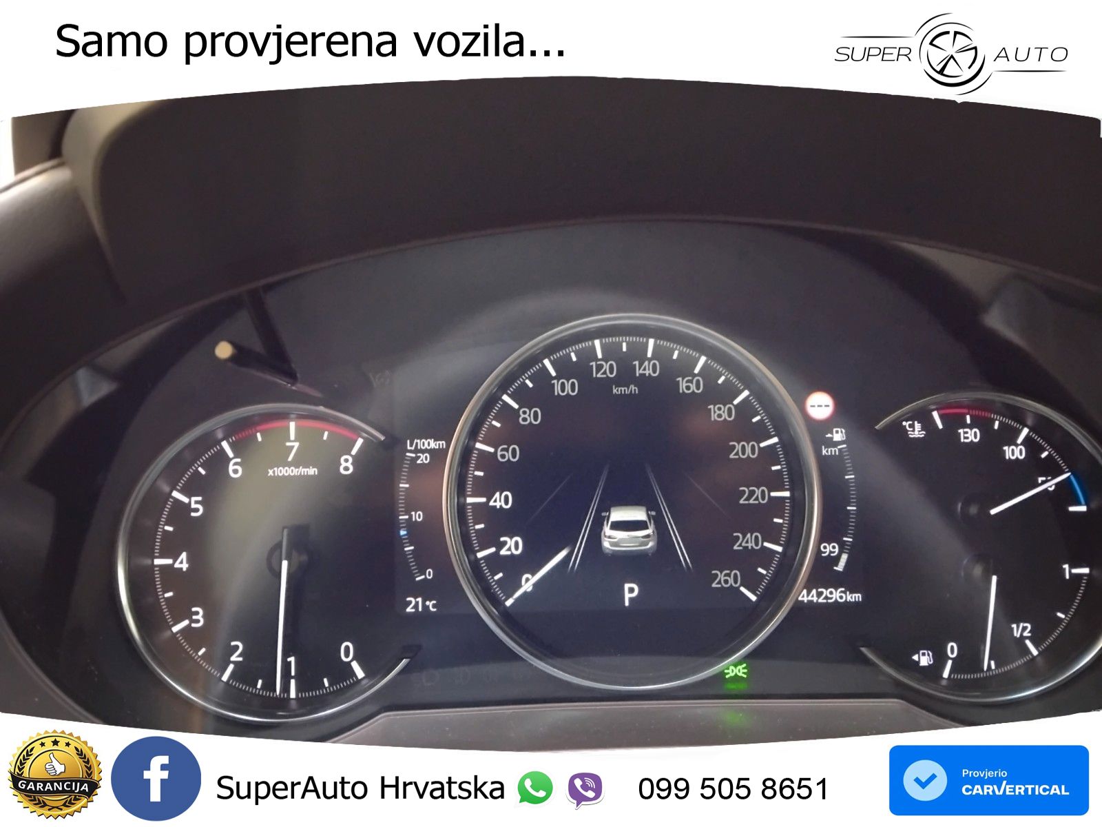 Mazda 6 Sport Combi 2.5 SKYACTIV-G (194 KS) SKYACTIV-Drive LED+GR SJED+ACC