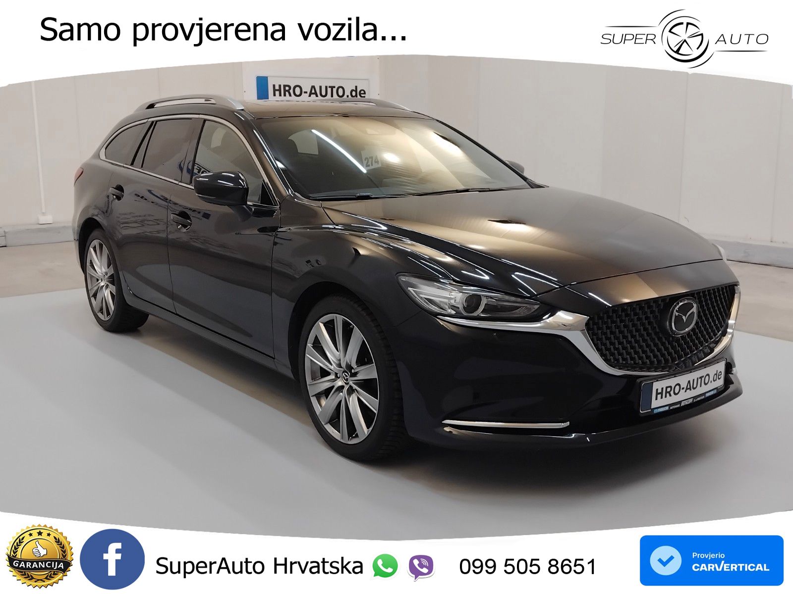 Mazda 6 Sport Combi 2.5 SKYACTIV-G (194 KS) SKYACTIV-Drive LED+GR SJED+ACC
