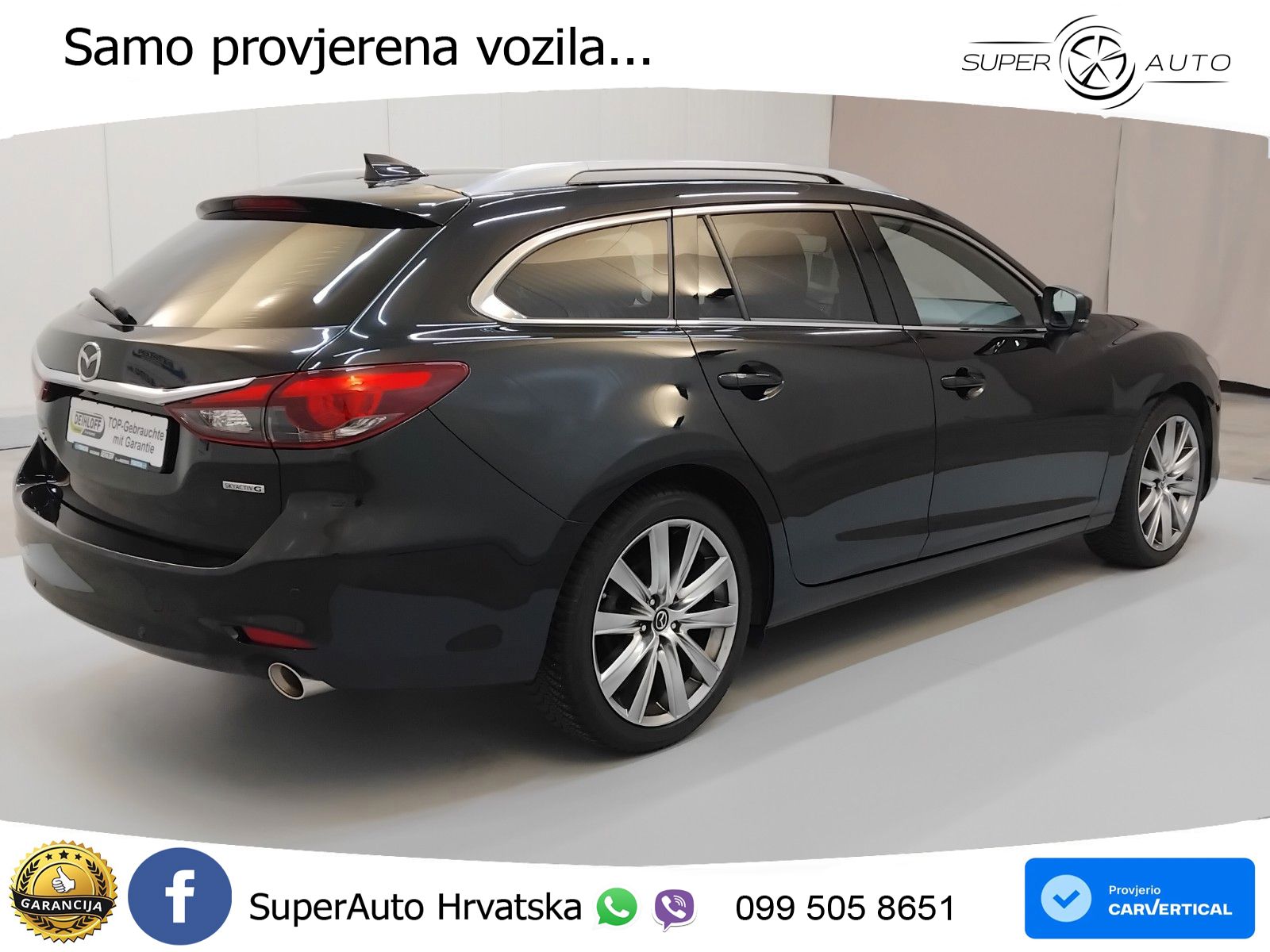 Mazda 6 Sport Combi 2.5 SKYACTIV-G (194 KS) SKYACTIV-Drive LED+GR SJED+ACC