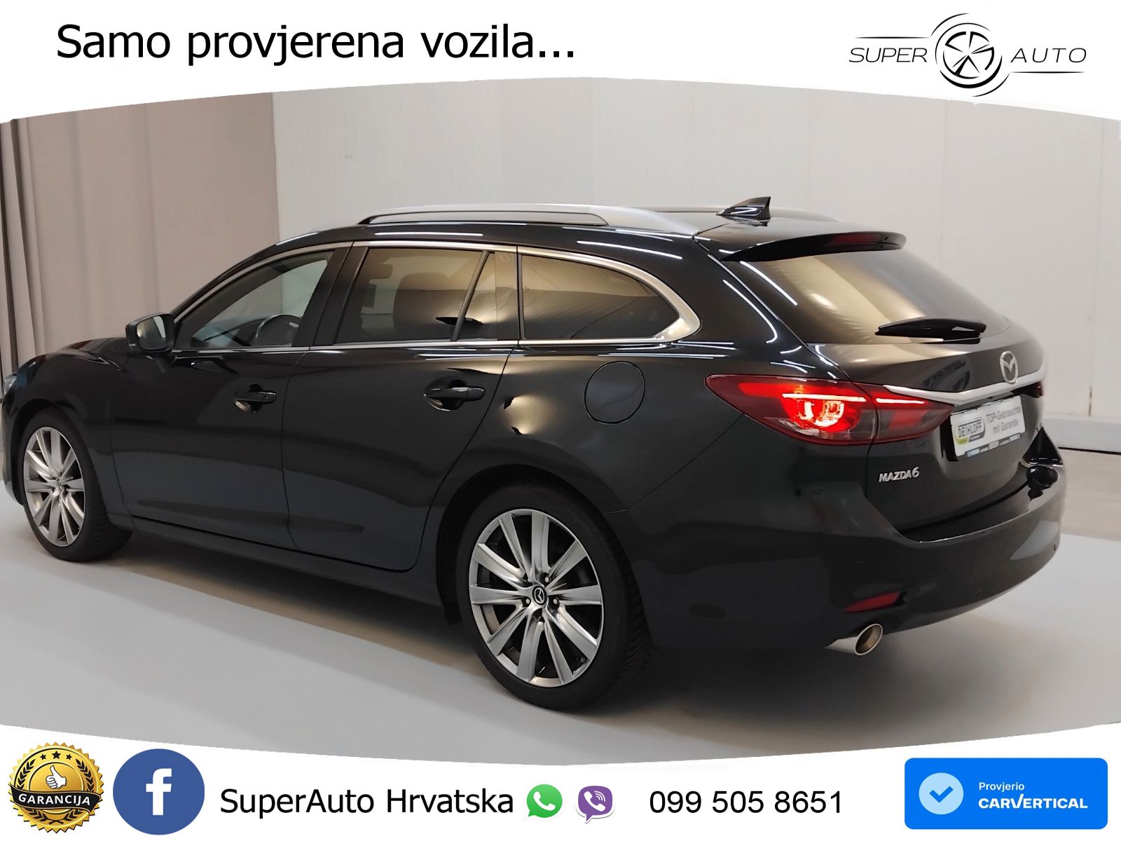Mazda 6 Sport Combi 2.5 SKYACTIV-G (194 KS) SKYACTIV-Drive LED+GR SJED+ACC