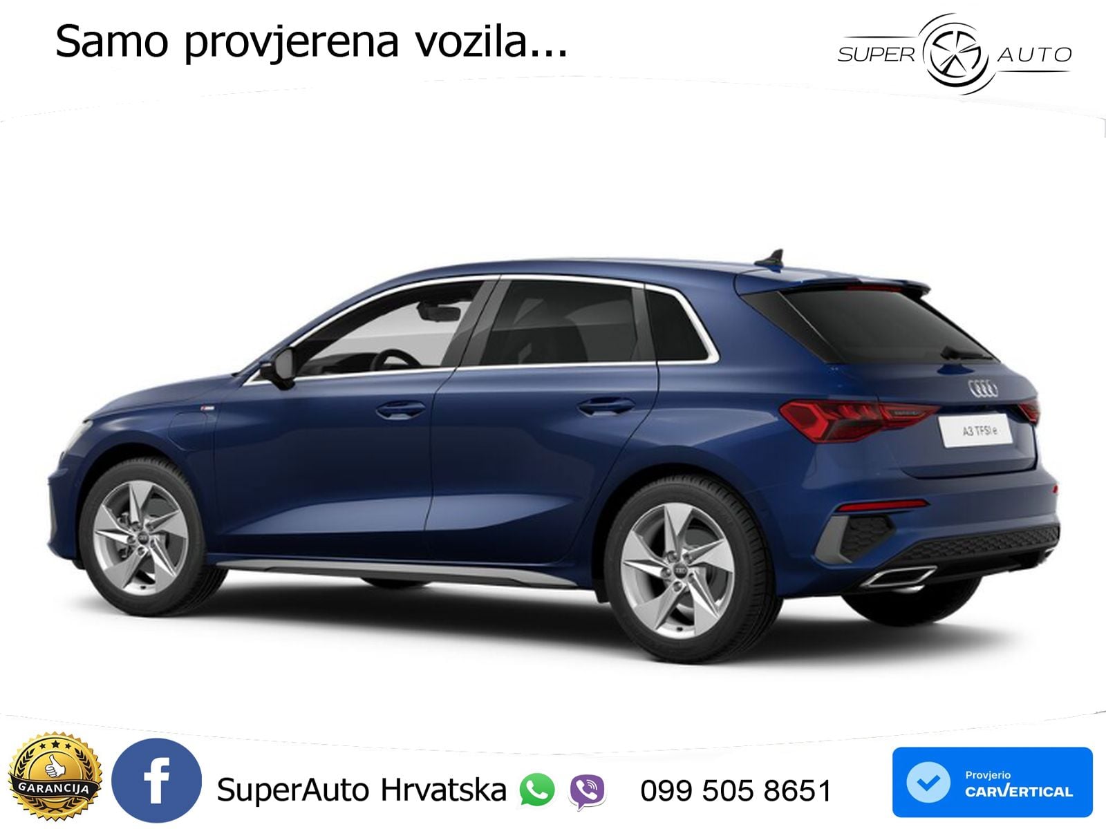 Audi A3 40 TFSIe (204 KS) S tronic S line LED+GR SJED+ACC