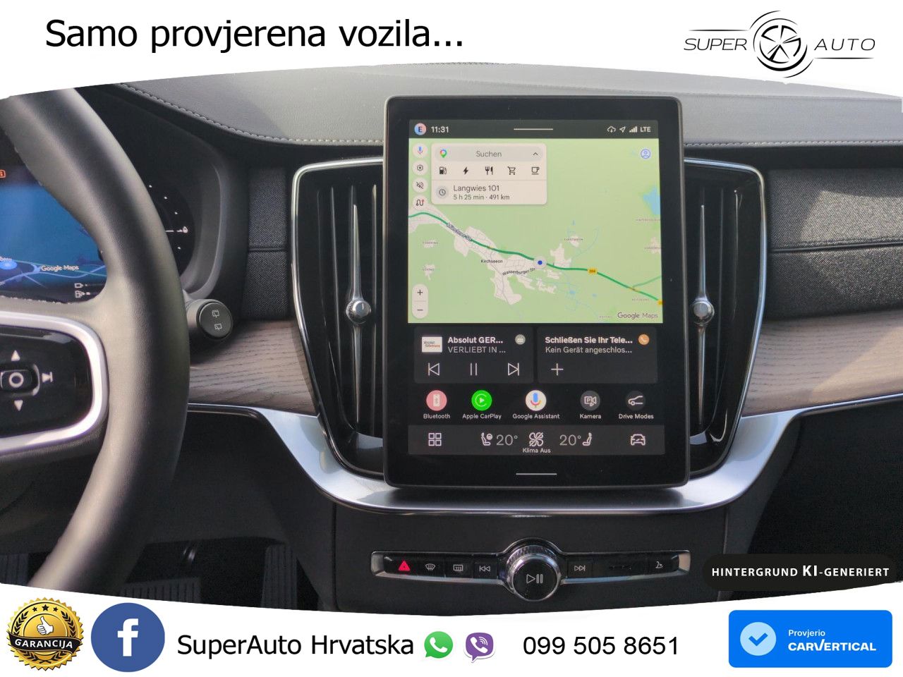Volvo XC90 2.0 T8 AWD Automatic MATRIX+GR SJED+KAM