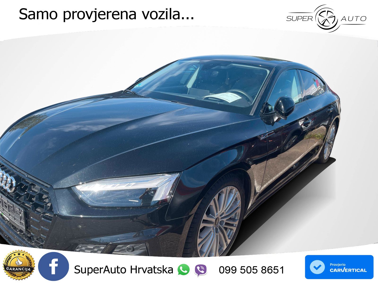 Audi A5 Sportback 45 TFSI (265 KS) quattro S tronic S line MATRIX+GR SJED+KAM