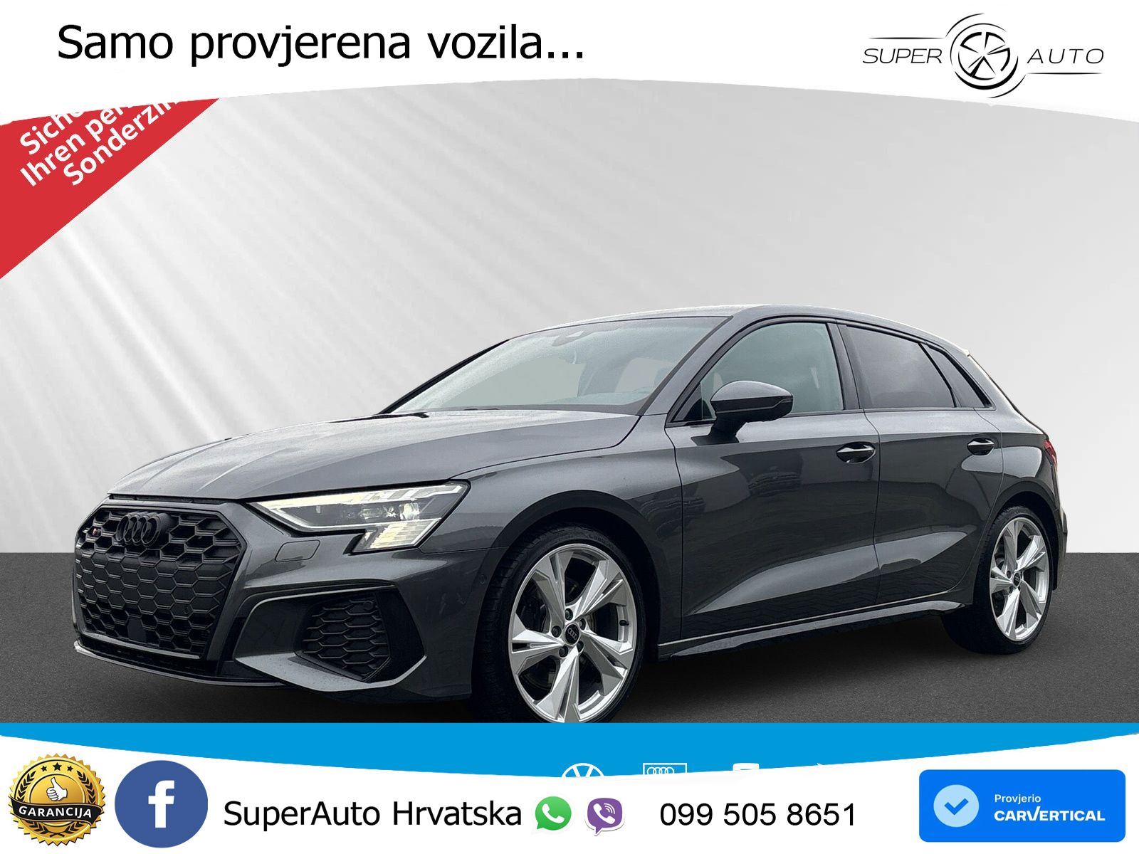 Audi S3 2.0 TFSI (310 KS) quattro S tronic MATRIX+GR SJED+KAM