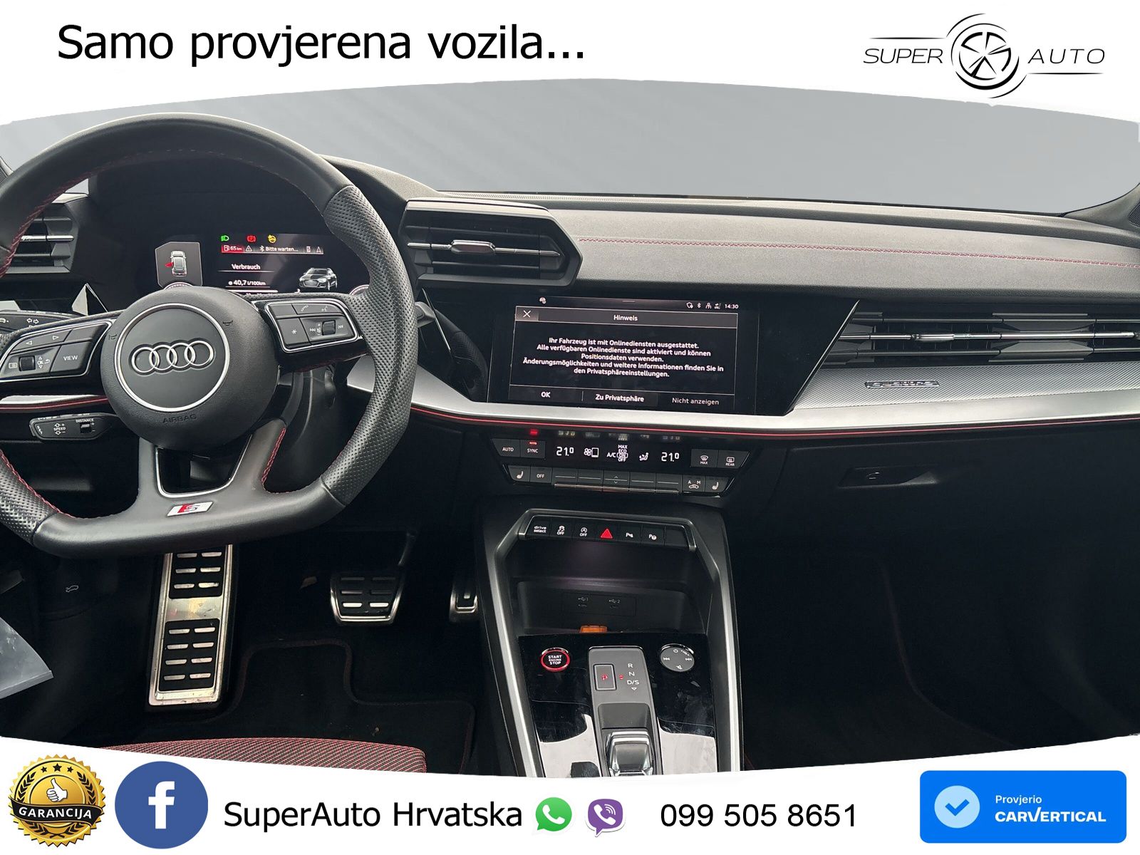 Audi S3 2.0 TFSI (310 KS) quattro S tronic MATRIX+GR SJED+KAM