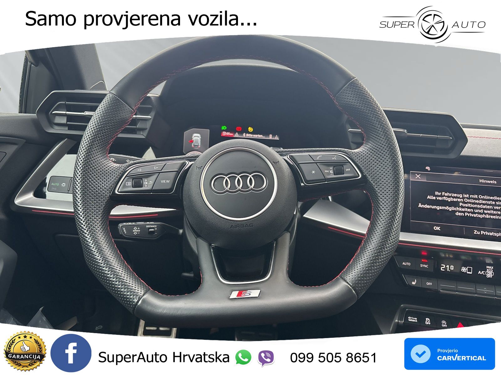 Audi S3 2.0 TFSI (310 KS) quattro S tronic MATRIX+GR SJED+KAM