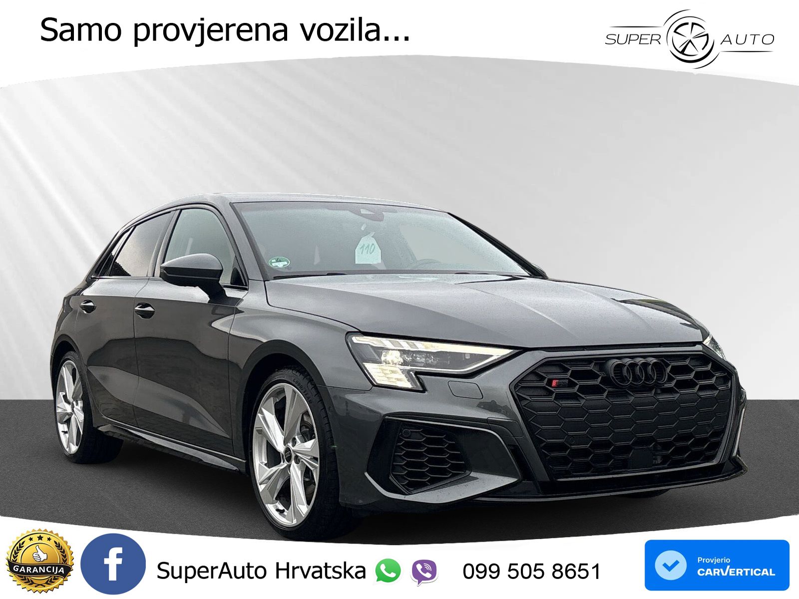 Audi S3 2.0 TFSI (310 KS) quattro S tronic MATRIX+GR SJED+KAM