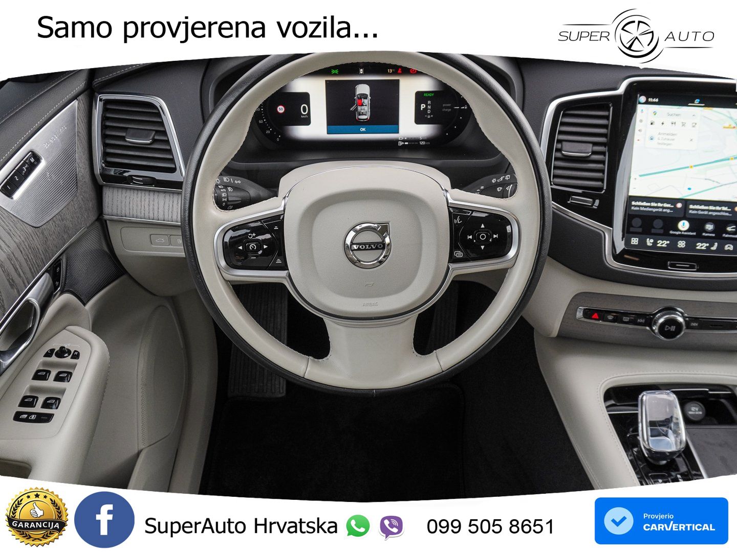 Volvo XC90 2.0 T8 AWD Automatic ACC+HEAD+4xGR SJED+360+PANO