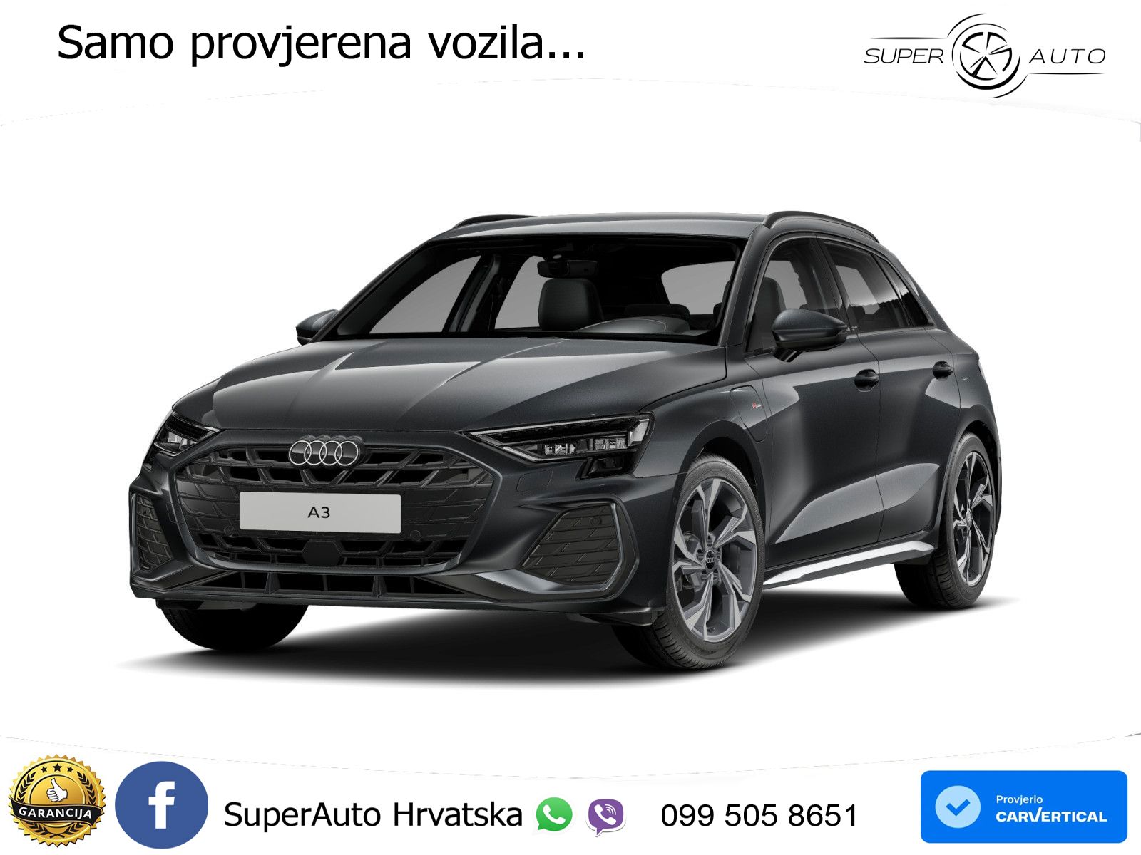 Audi A3 Sportback 40 TFSI e (204 KS) Plug-in Hybrid S tronic S line LED+GR SJED+ACC