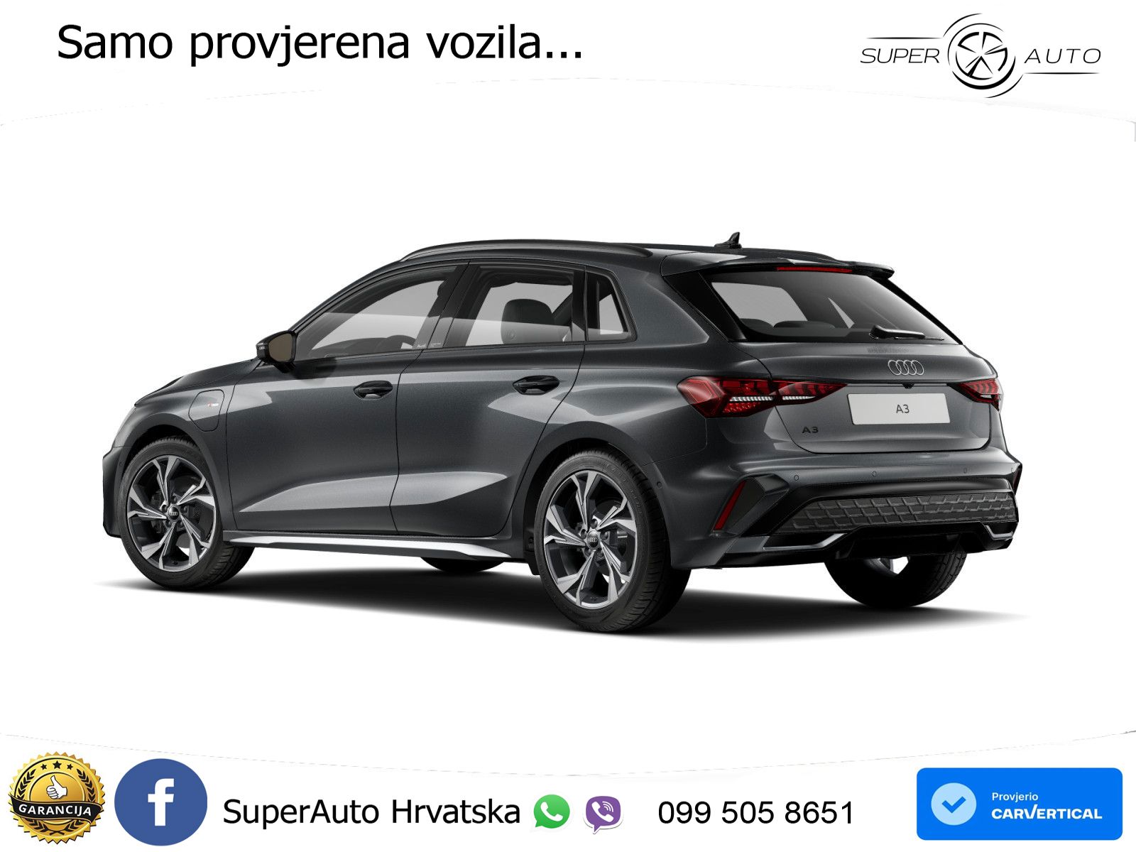 Audi A3 Sportback 40 TFSI e (204 KS) Plug-in Hybrid S tronic S line LED+GR SJED+ACC