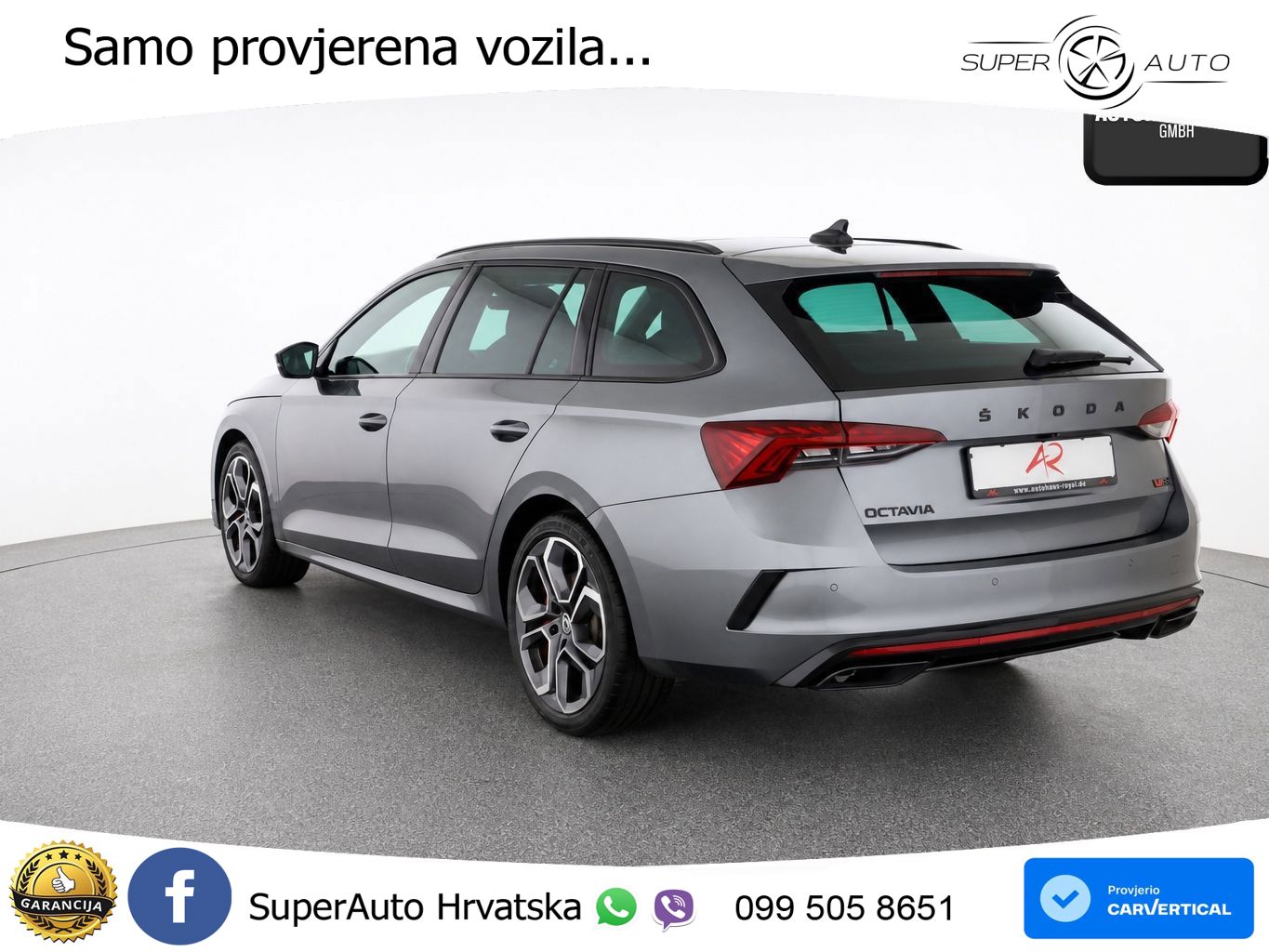 Škoda Octavia Combi RS 2.0 TSI (245 KS) DSG LED+GR SJED+ACC