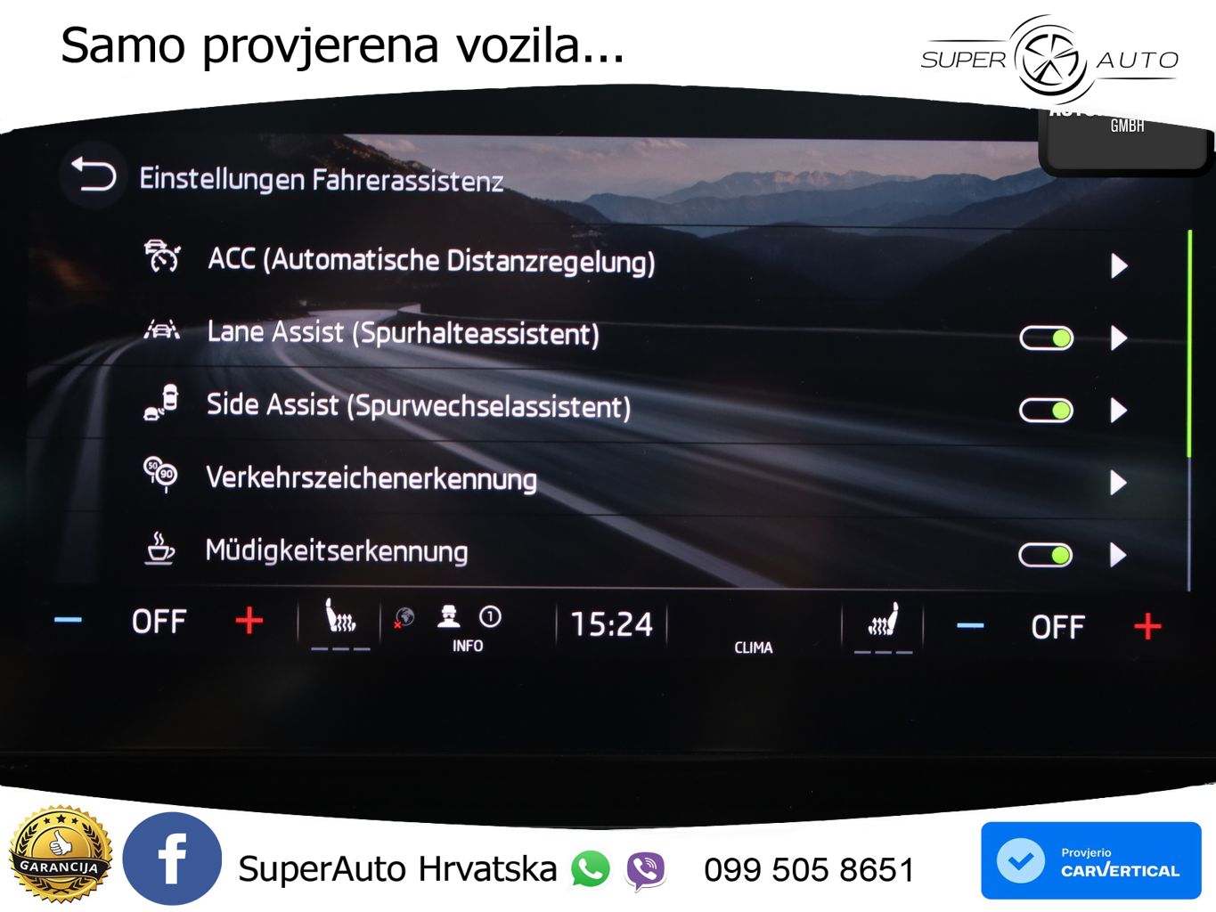 Škoda Octavia Combi RS 2.0 TSI (245 KS) DSG LED+GR SJED+ACC