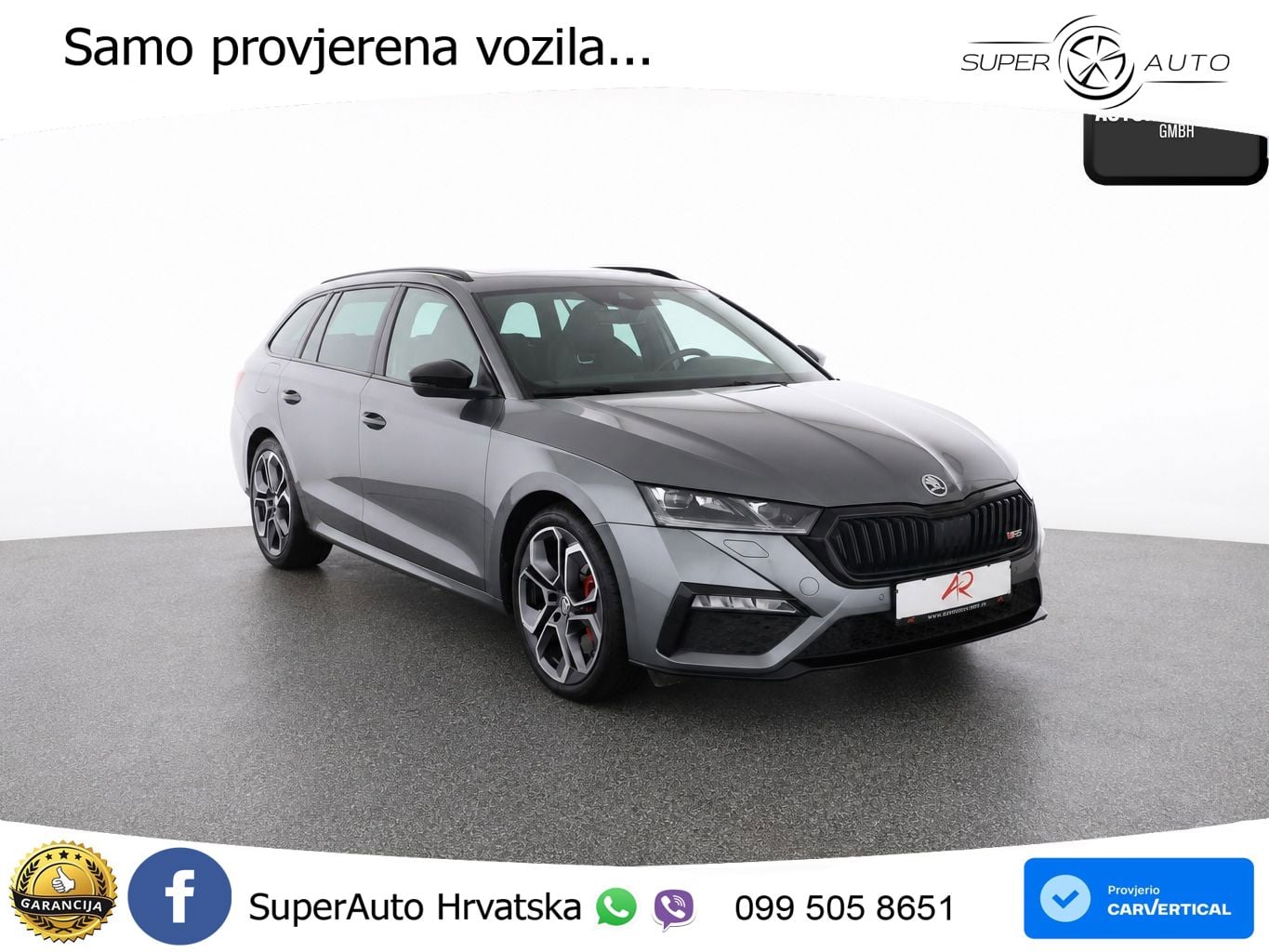 Škoda Octavia Combi RS 2.0 TSI (245 KS) DSG LED+GR SJED+ACC