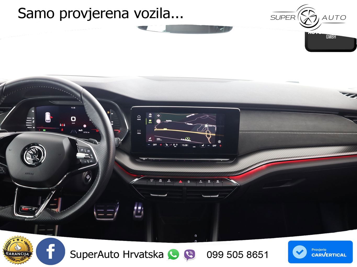 Škoda Octavia Combi RS 2.0 TSI (245 KS) DSG LED+GR SJED+ACC