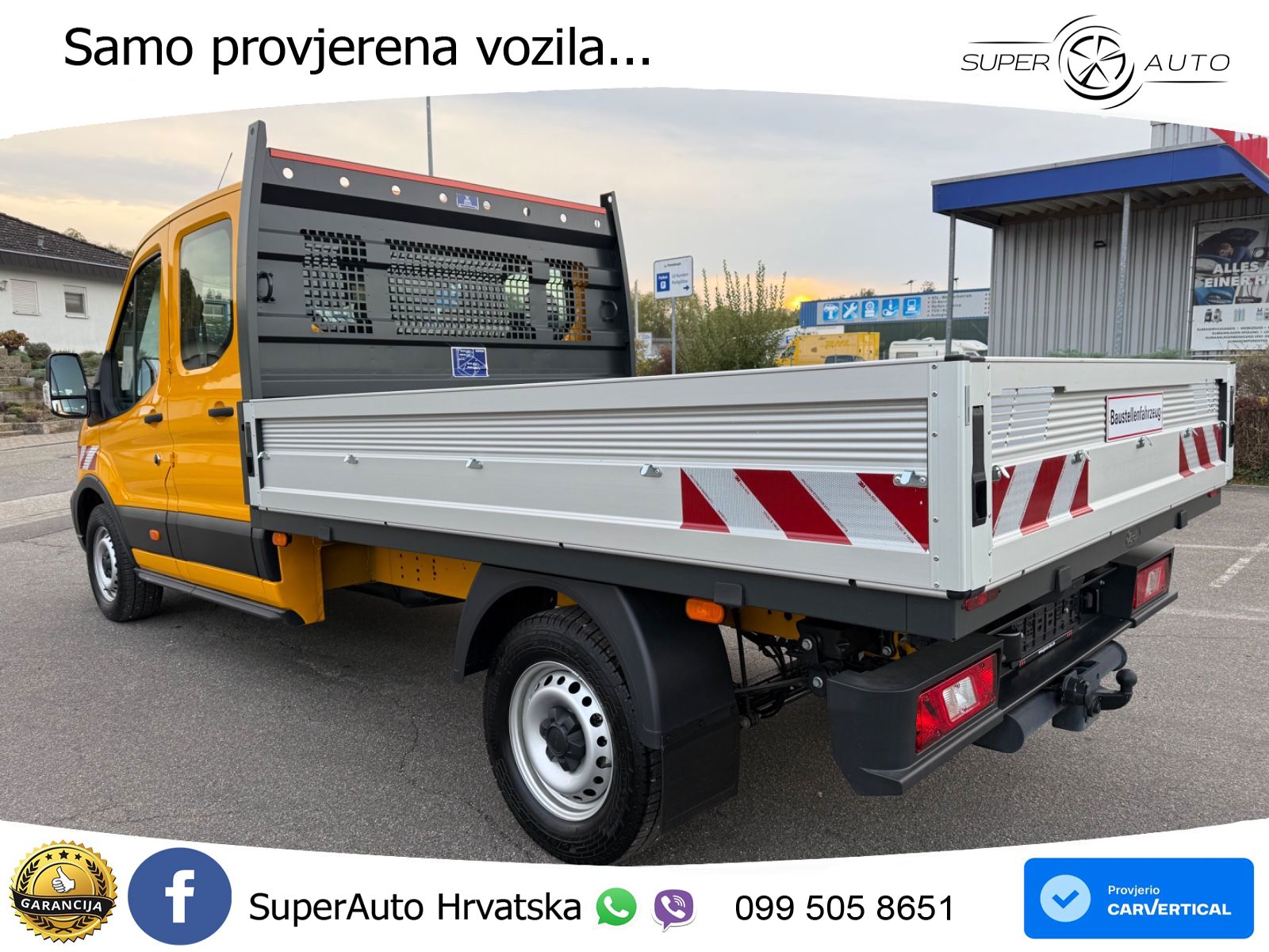 Ford Transit Pritsche 350 L3 DoKa *VOLL*NP: 62.000€* 165 KS