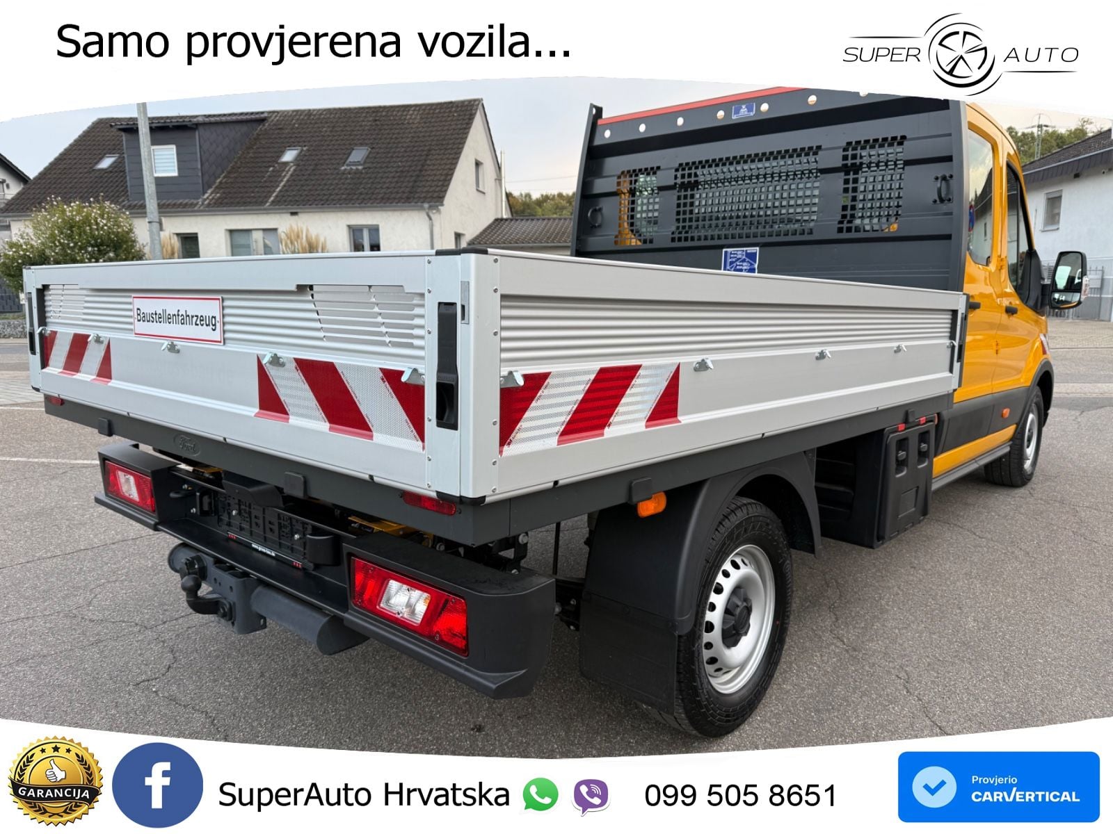 Ford Transit Pritsche 350 L3 DoKa *VOLL*NP: 62.000€* 165 KS