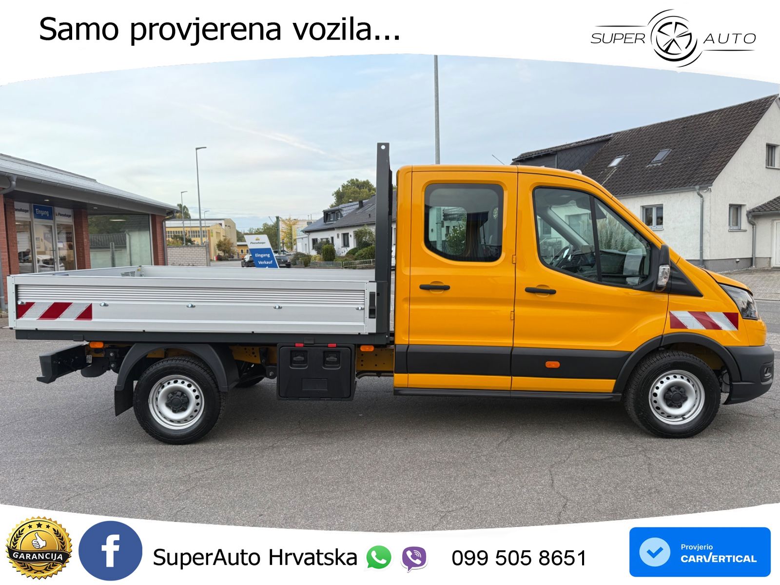 Ford Transit Pritsche 350 L3 DoKa *VOLL*NP: 62.000€* 165 KS